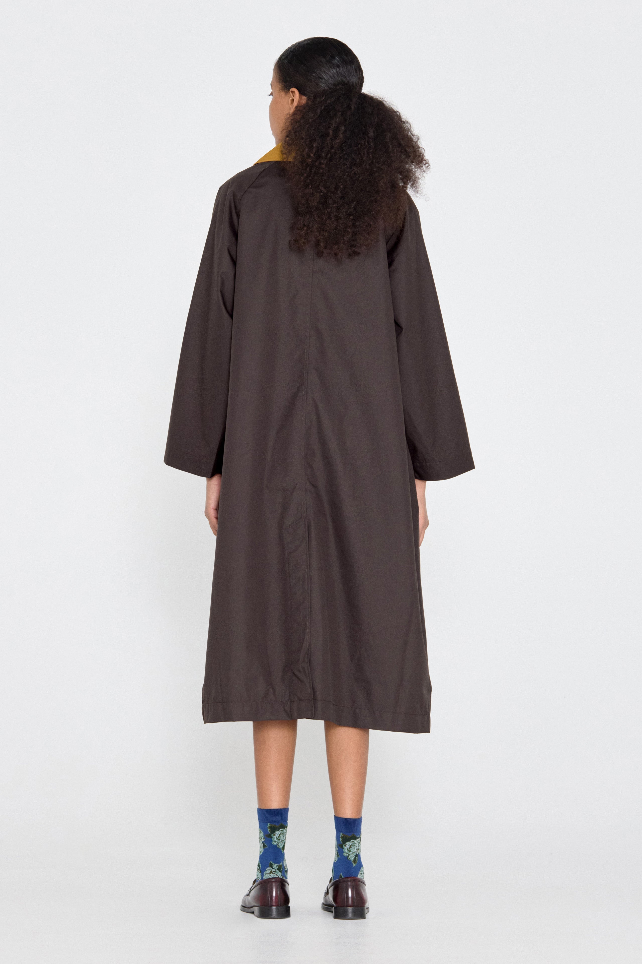 COLOR BLOCK TRENCHCOAT