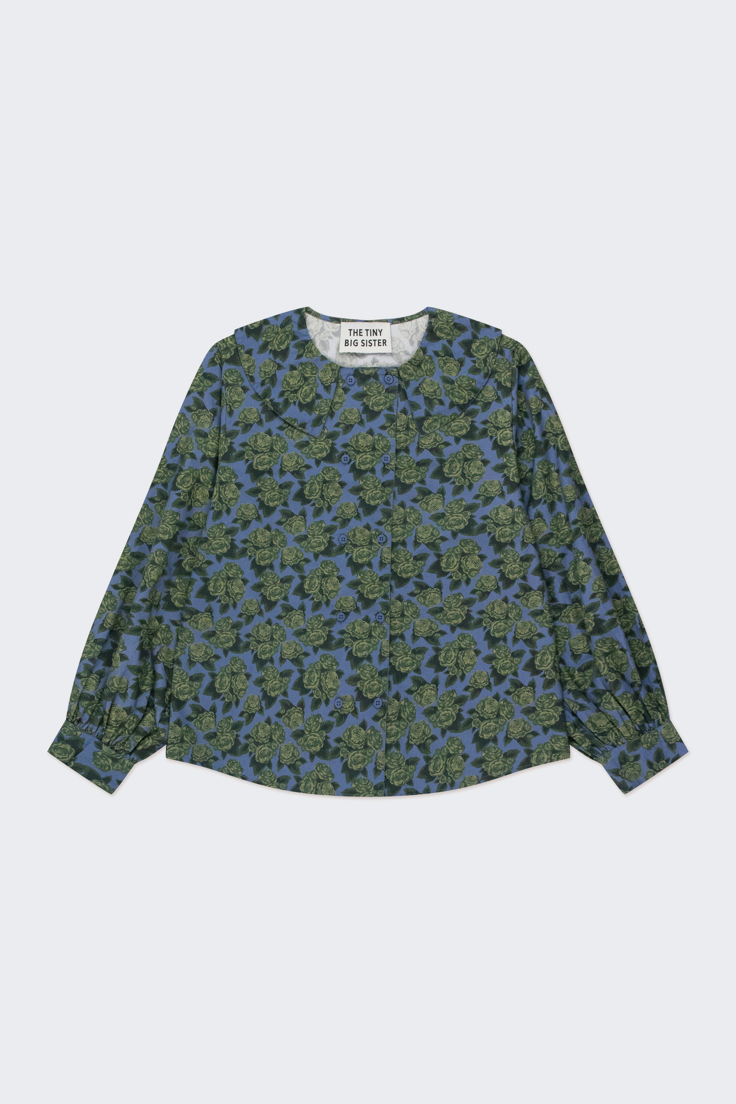 BLUSA BOTONES ROSAS