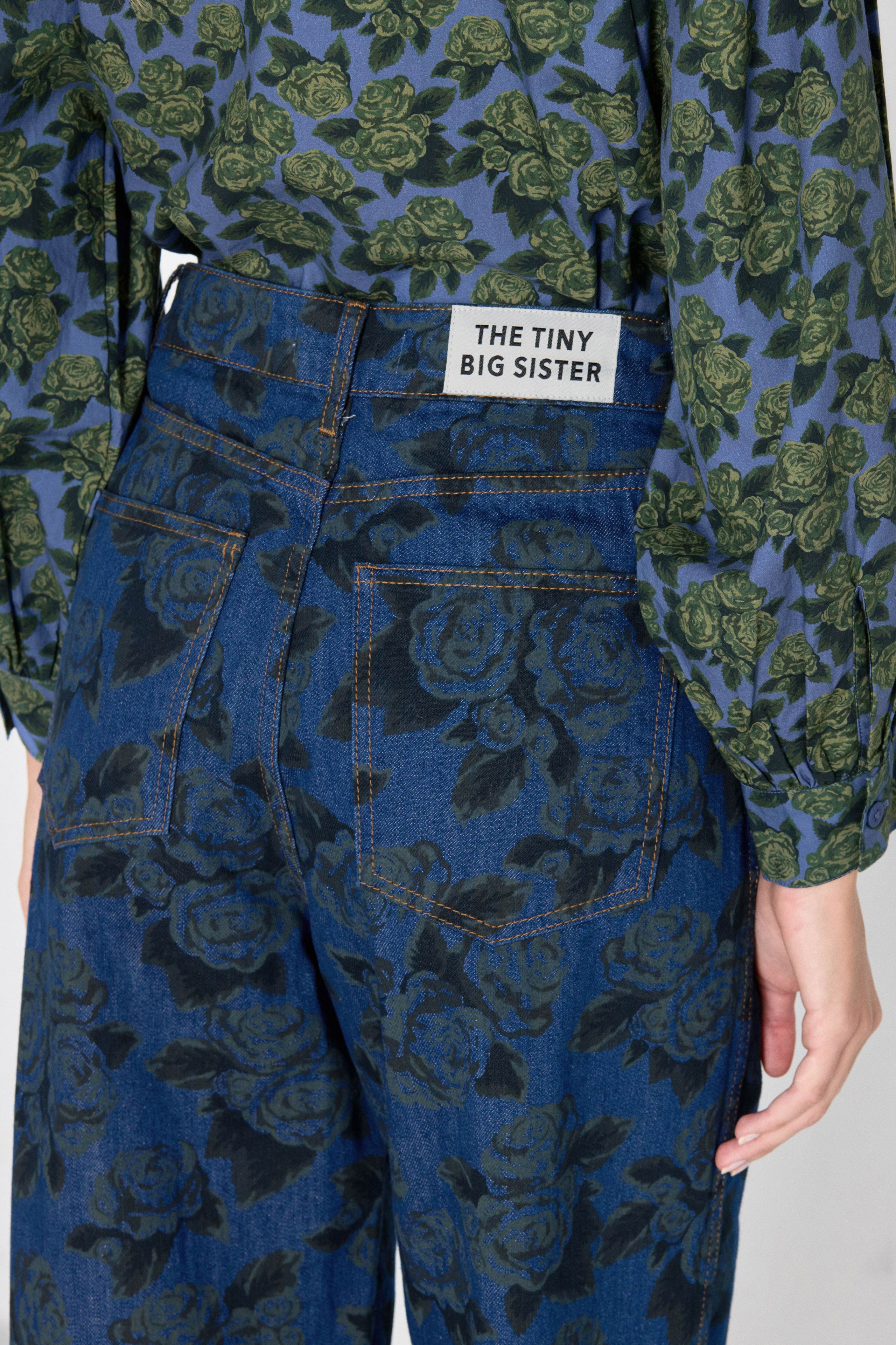 BERTA ROSES PRINT DENIM