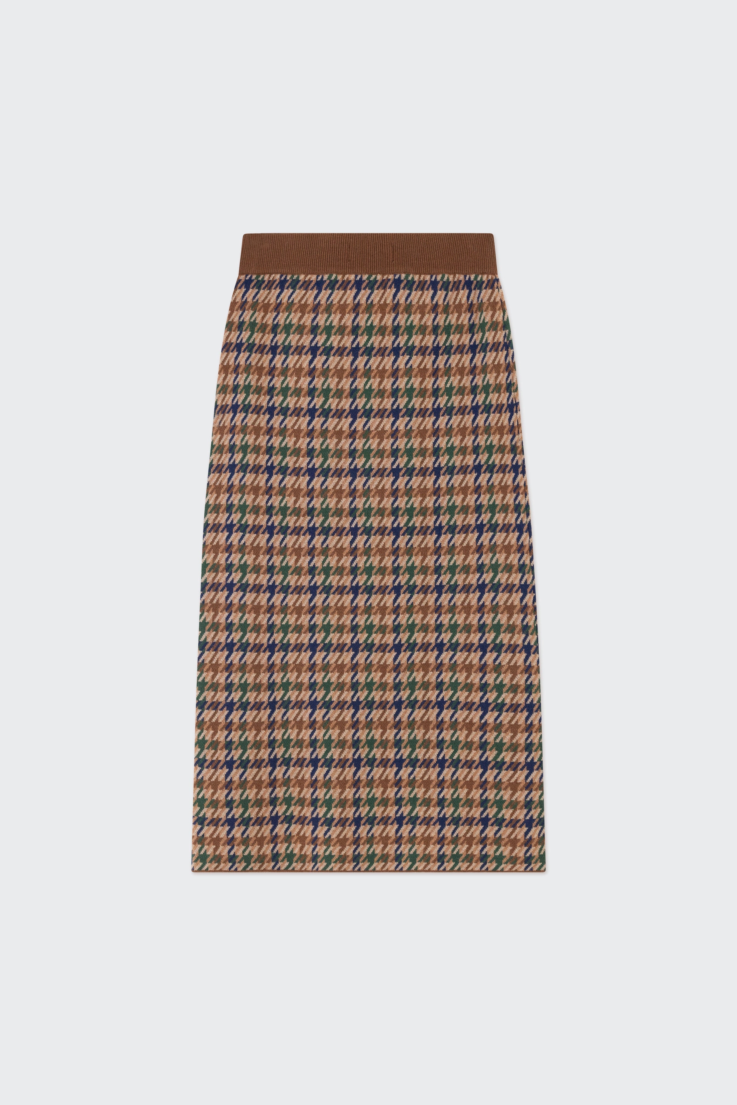 HOUNDSTOOTH SKIRT