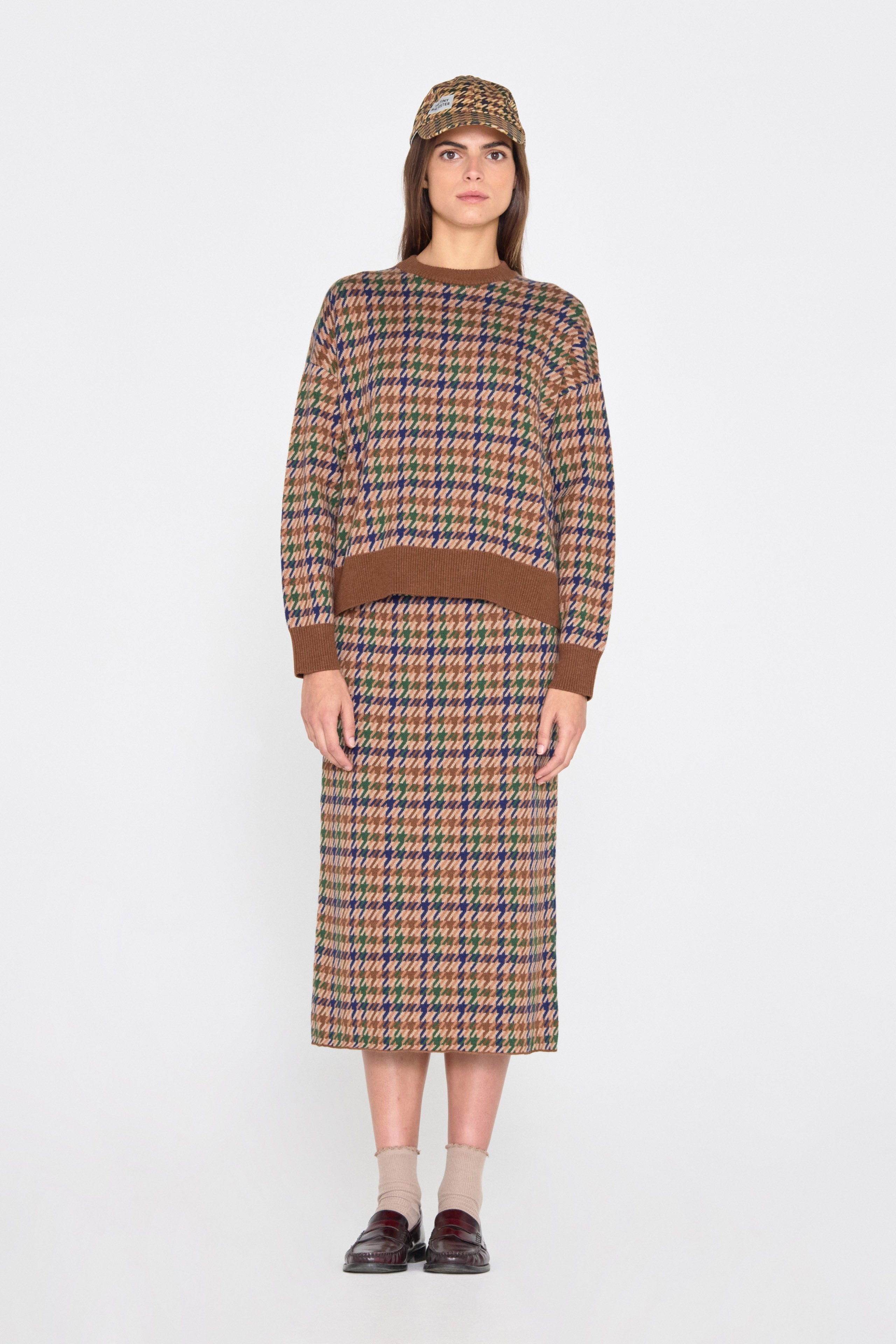 HOUNDSTOOTH SKIRT