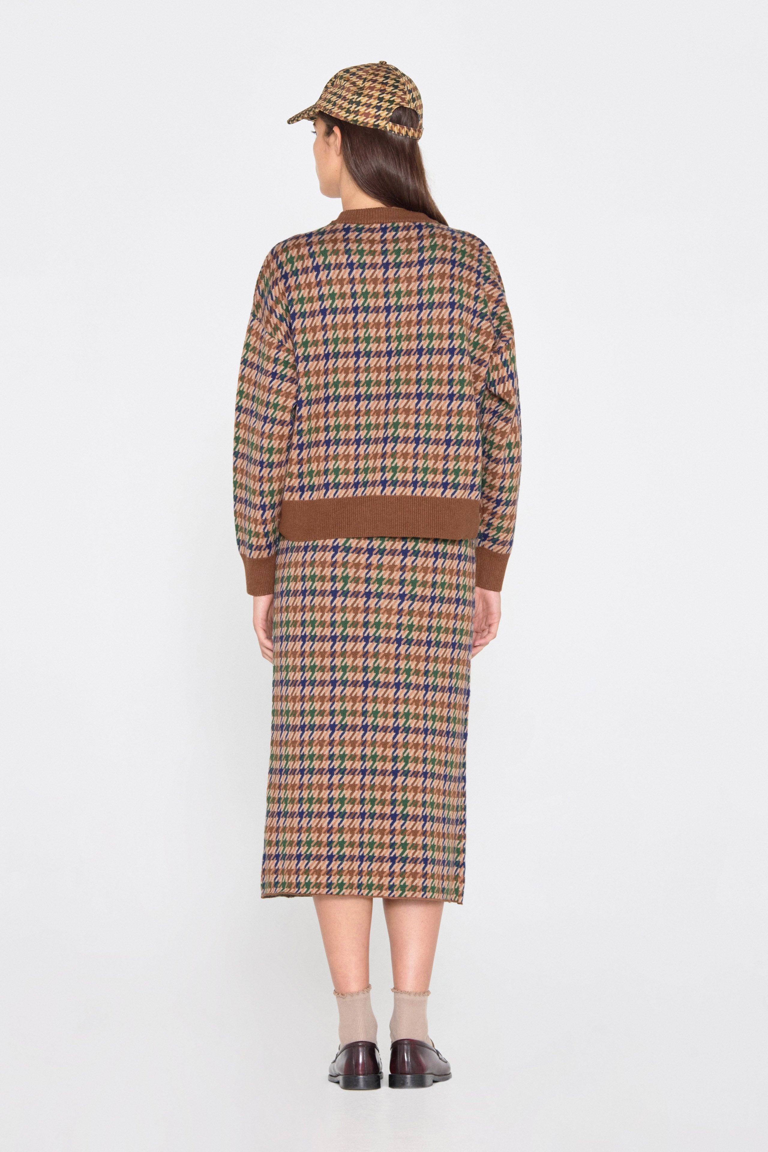 HOUNDSTOOTH SKIRT