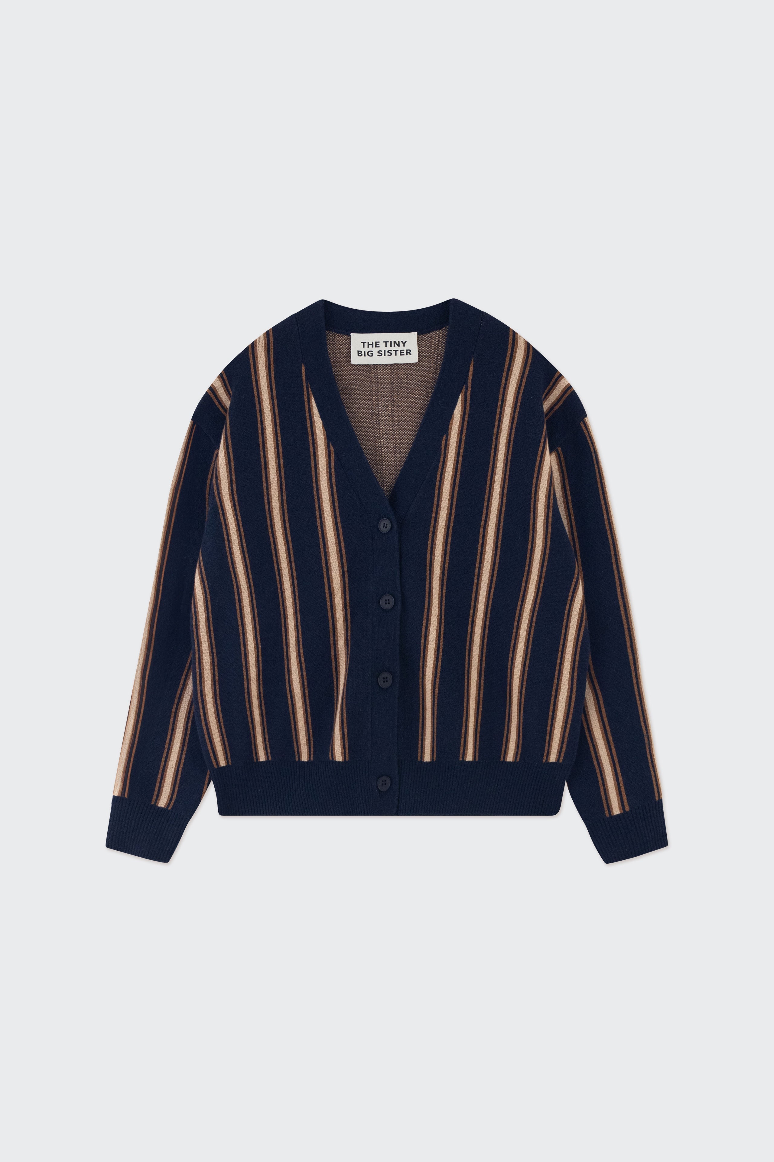 INES STRIPED CARDIGAN