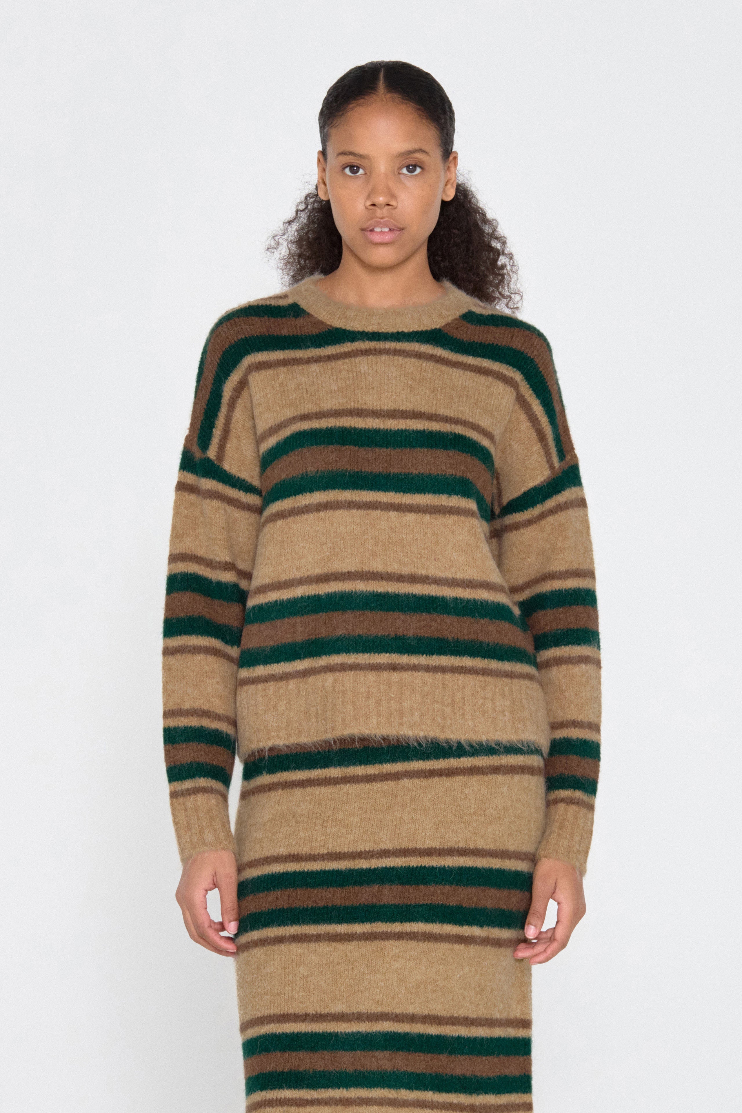 LUCA STRIPED SWEATER