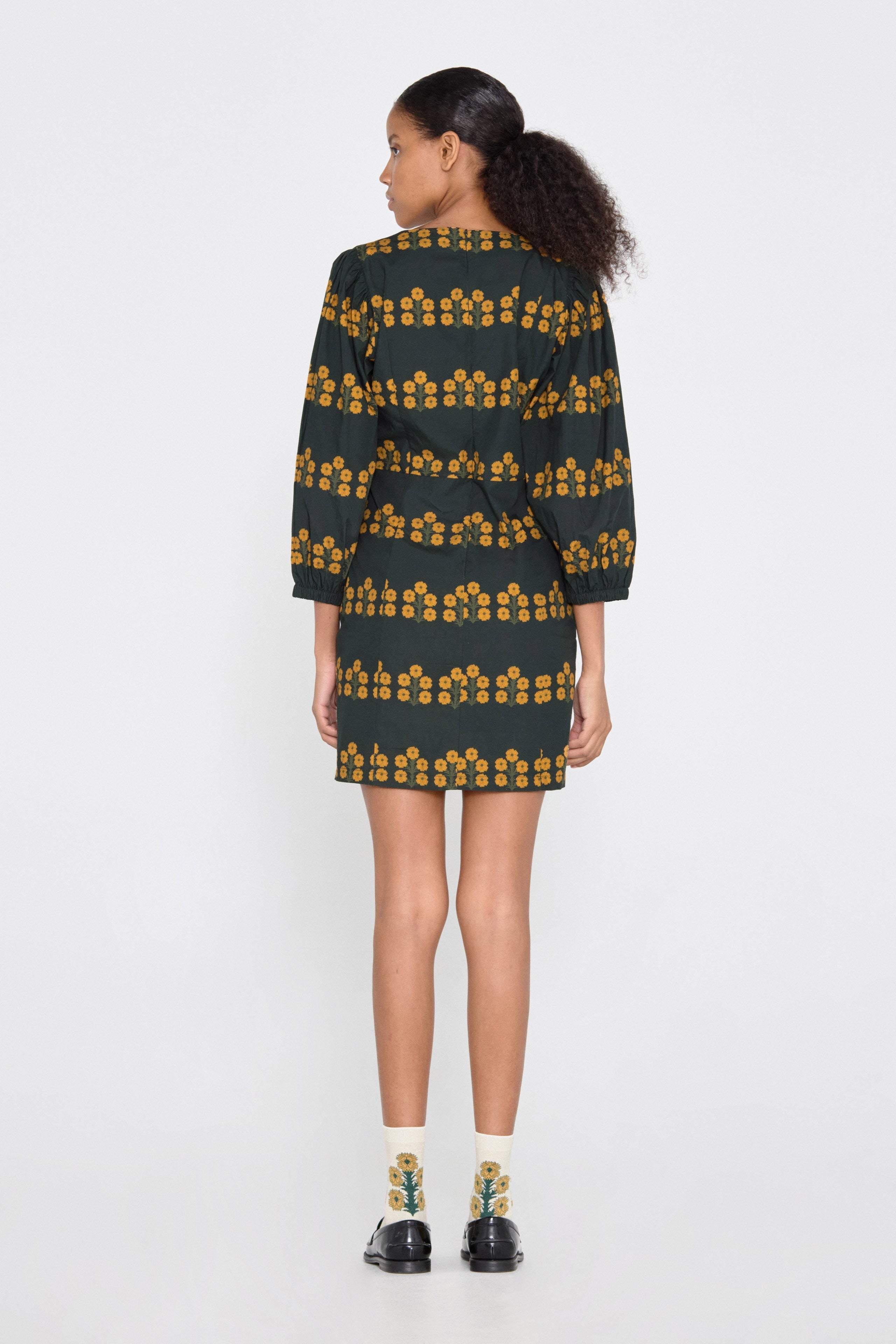 ASTER PUFF SLEEVES DRESS