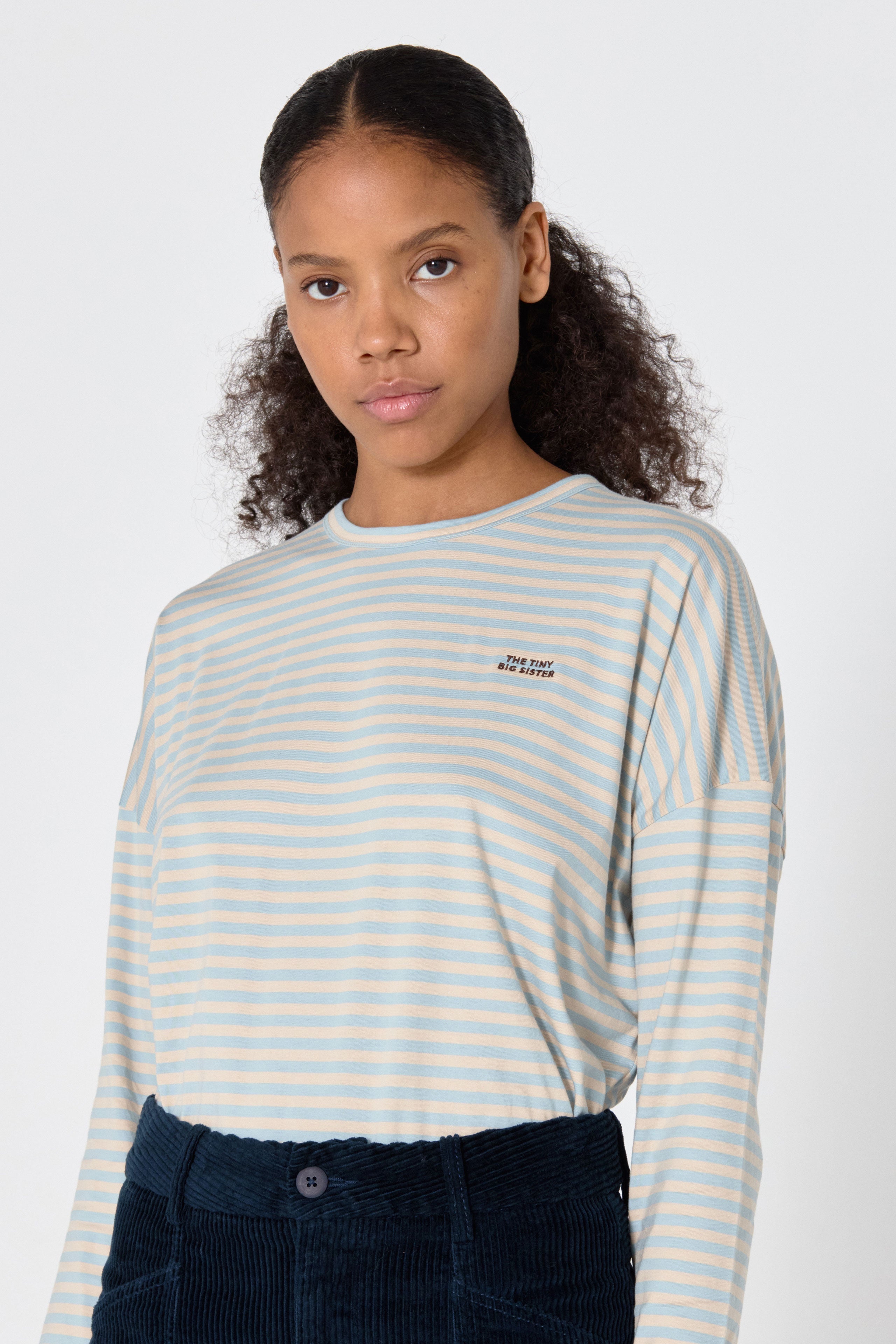 STRIPED LONG SLEEVE TEE