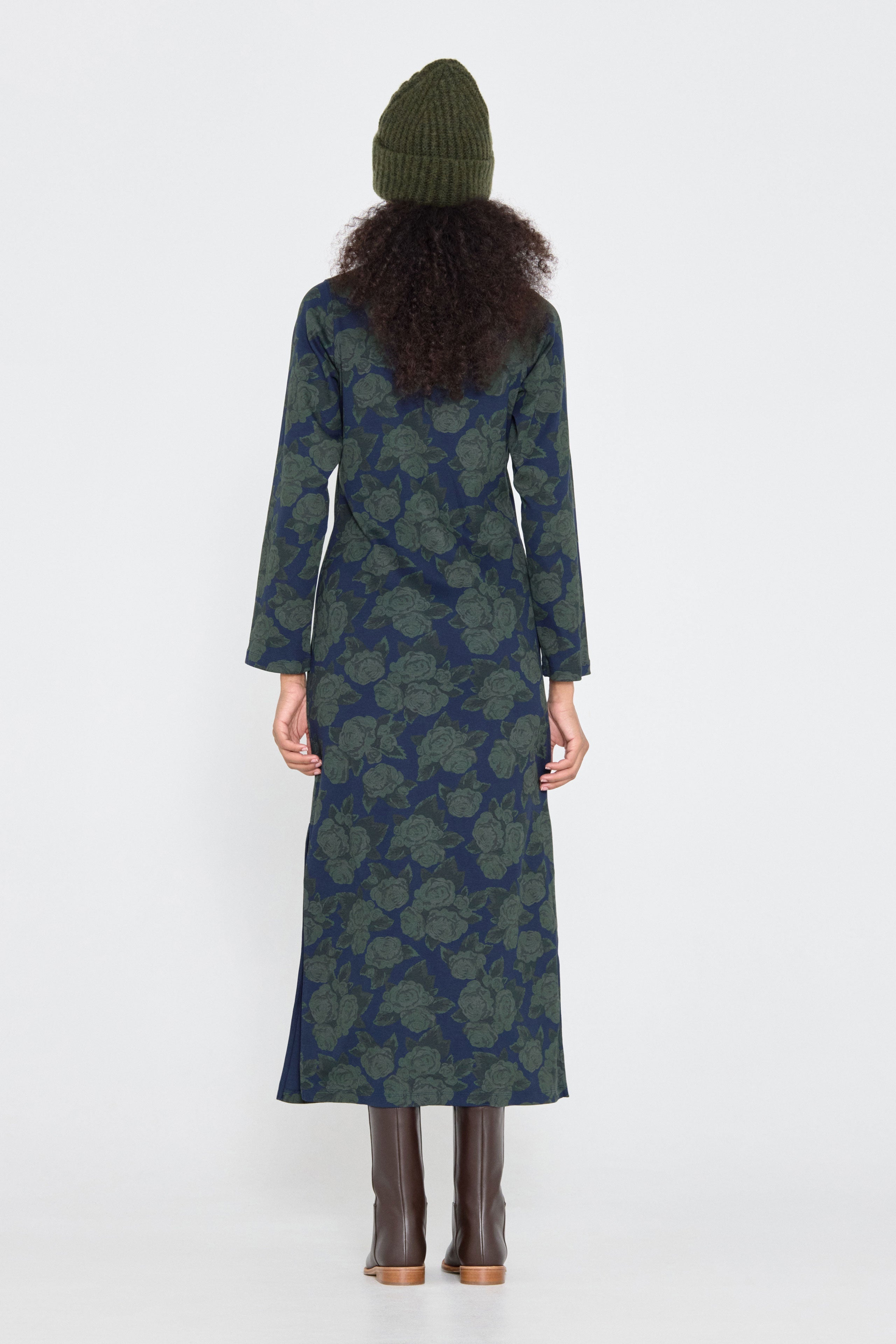 ROSES TURTLENECK DRESS