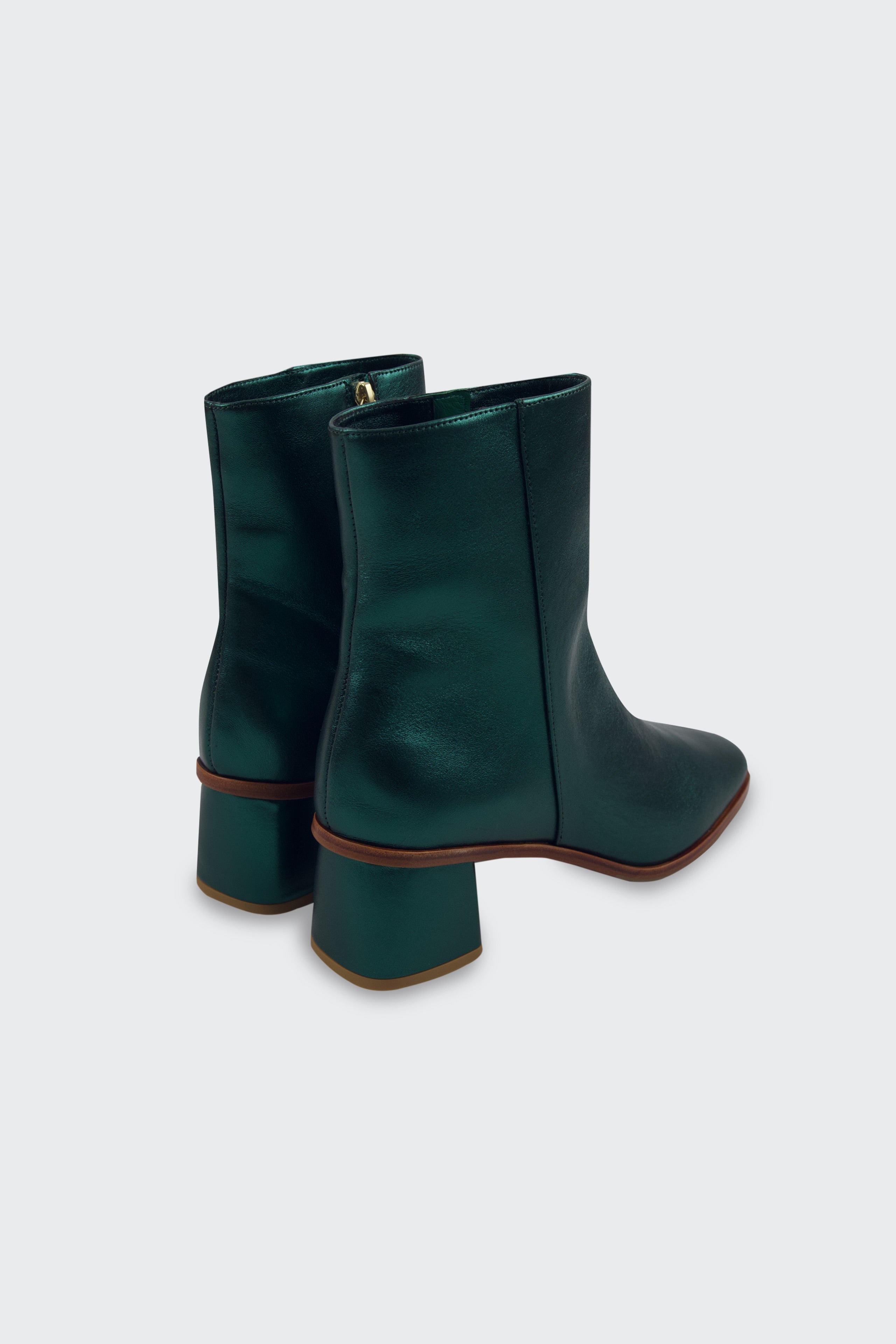 BOTAS TACÓN METALIZADO