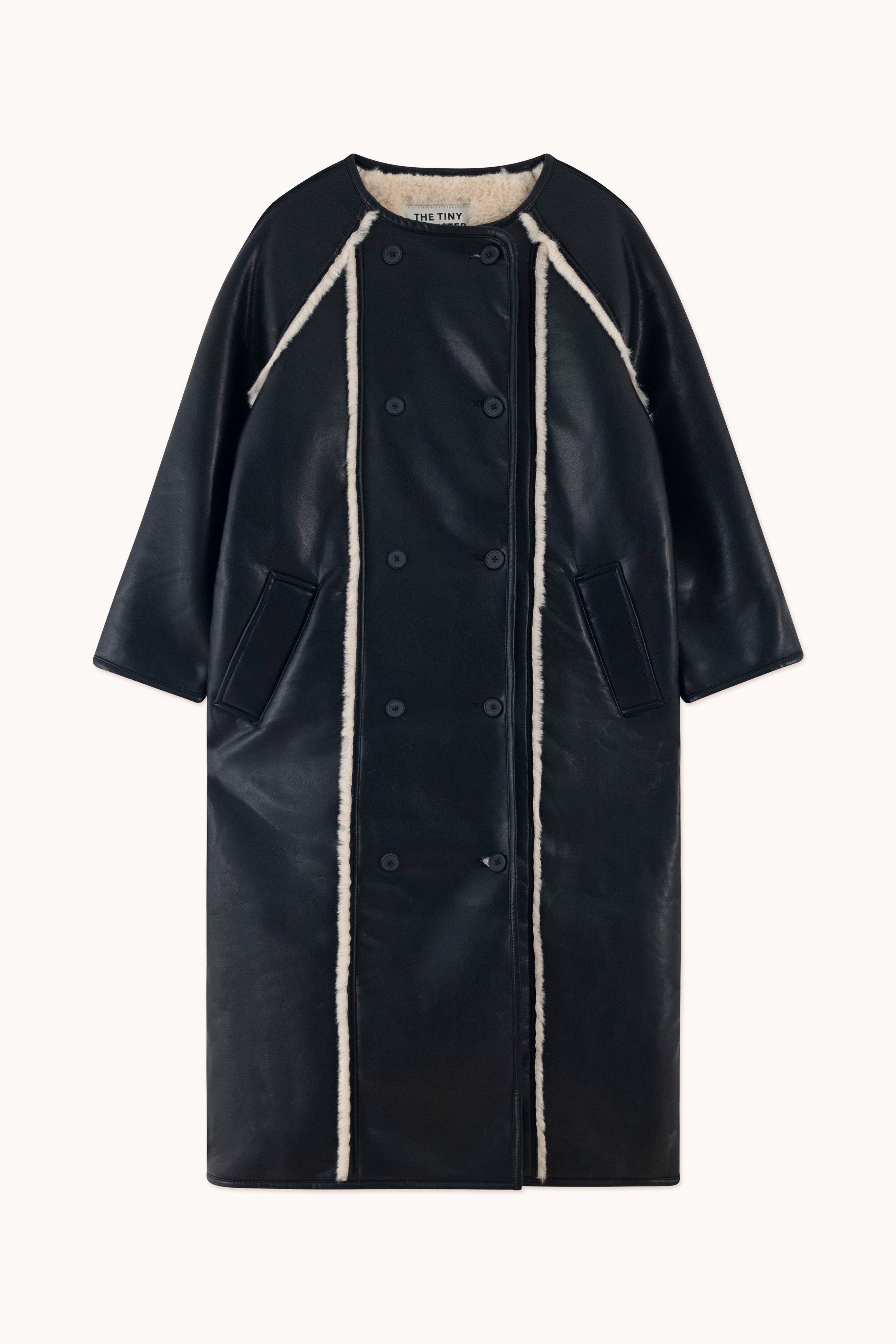 FAUX LEATHER COAT