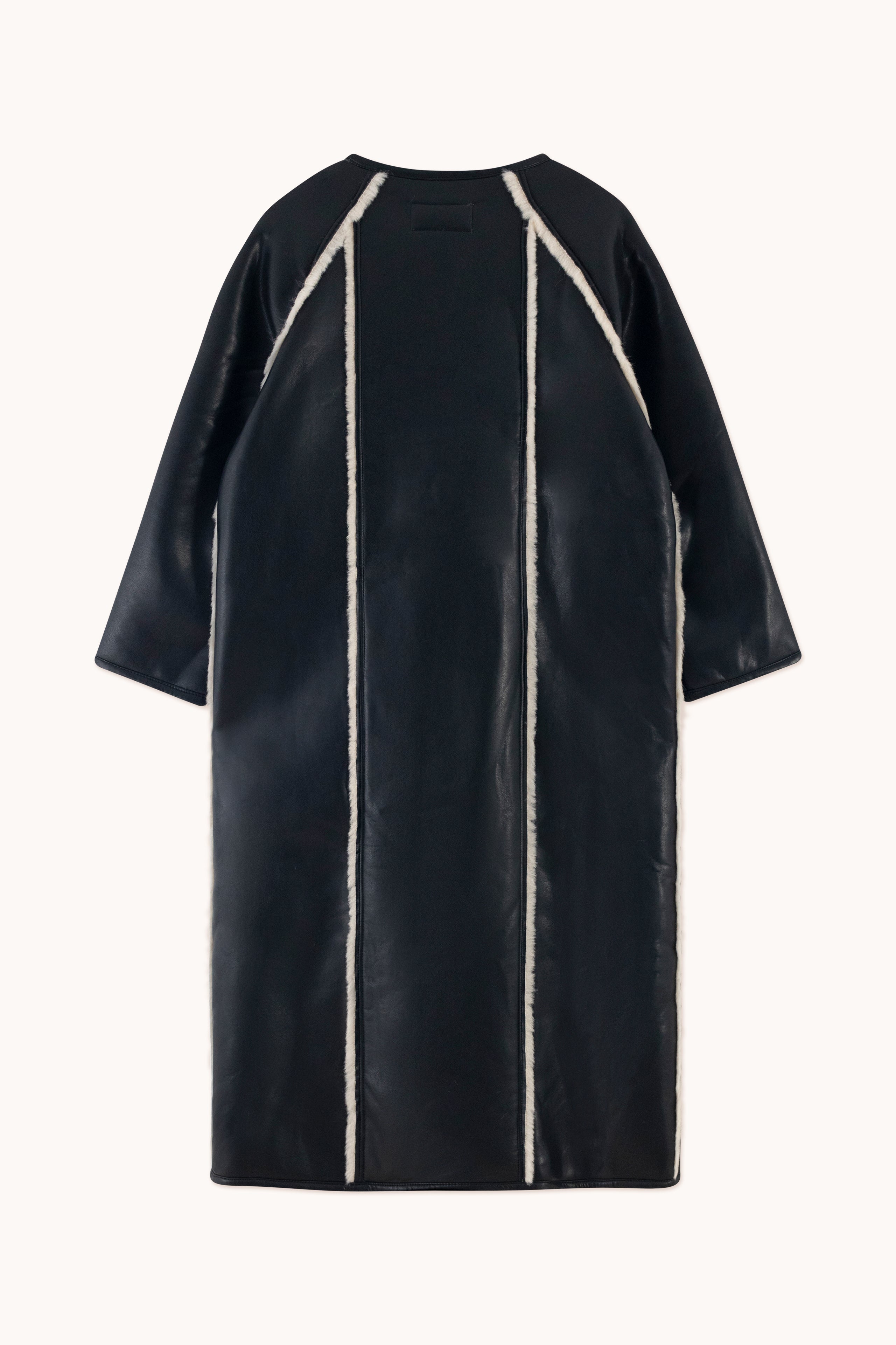 FAUX LEATHER COAT