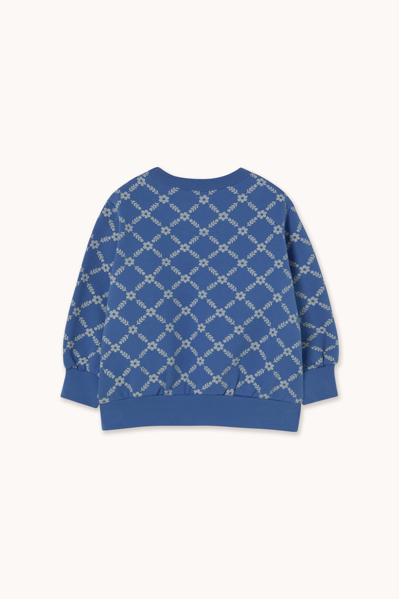 SWEATSHIRT GRID FLOWER