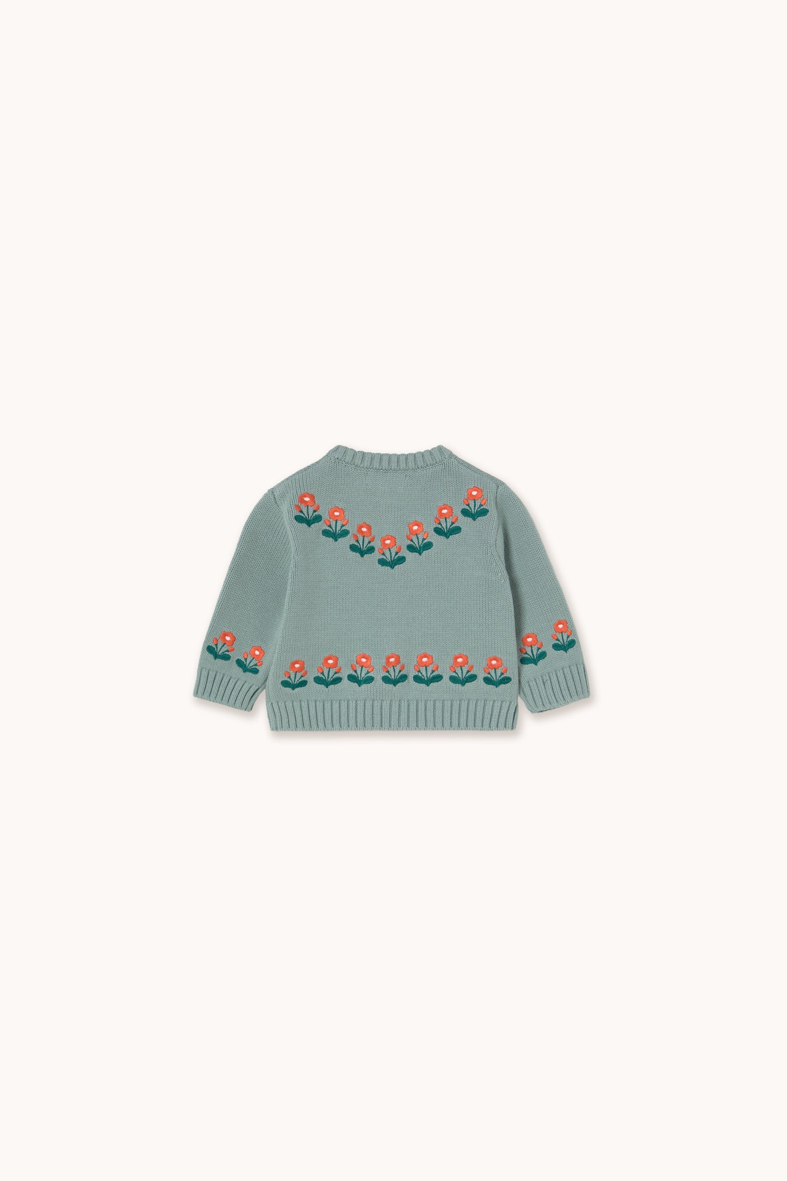 STRICKJACKE BABY FLOWERS