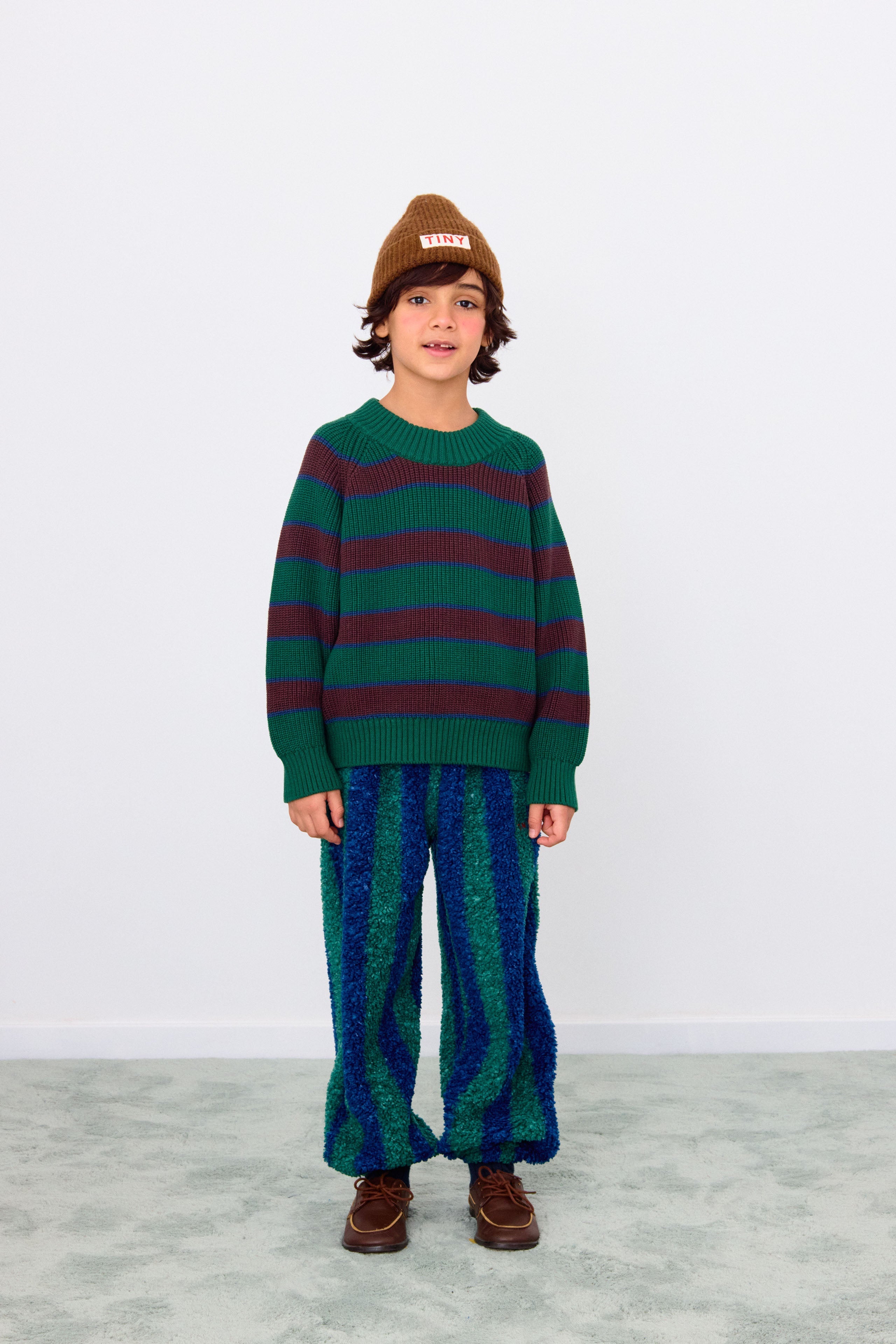 PULLOVER MIT STEHKRAGEN MULTICOLOR STRIPES
