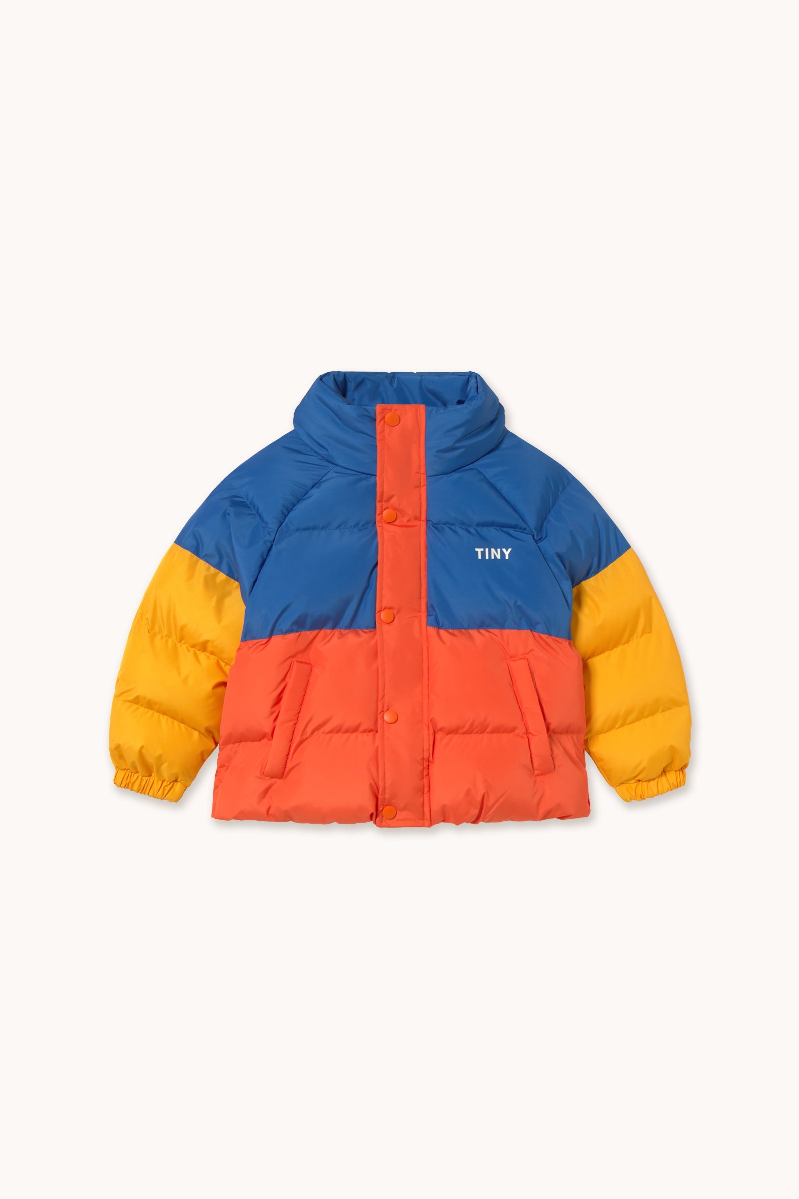 KURZE STEPPJACKE COLOR BLOCK