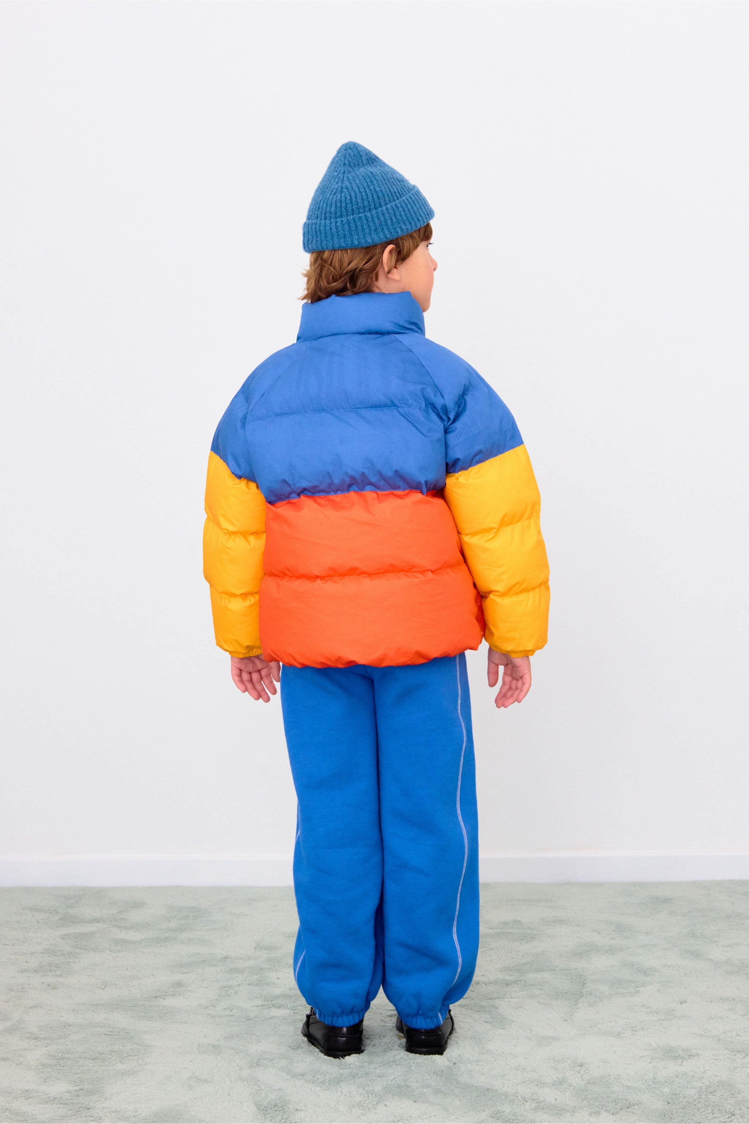 KURZE STEPPJACKE COLOR BLOCK