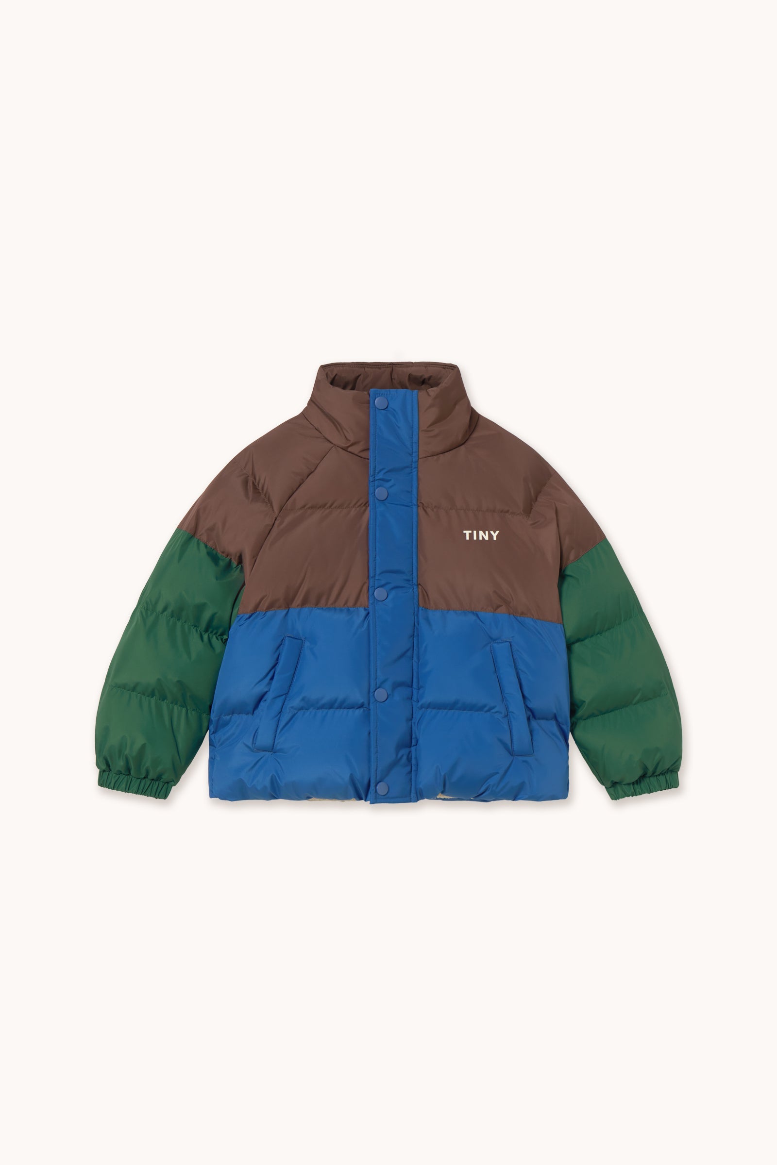 KURZE STEPPJACKE COLOR BLOCK