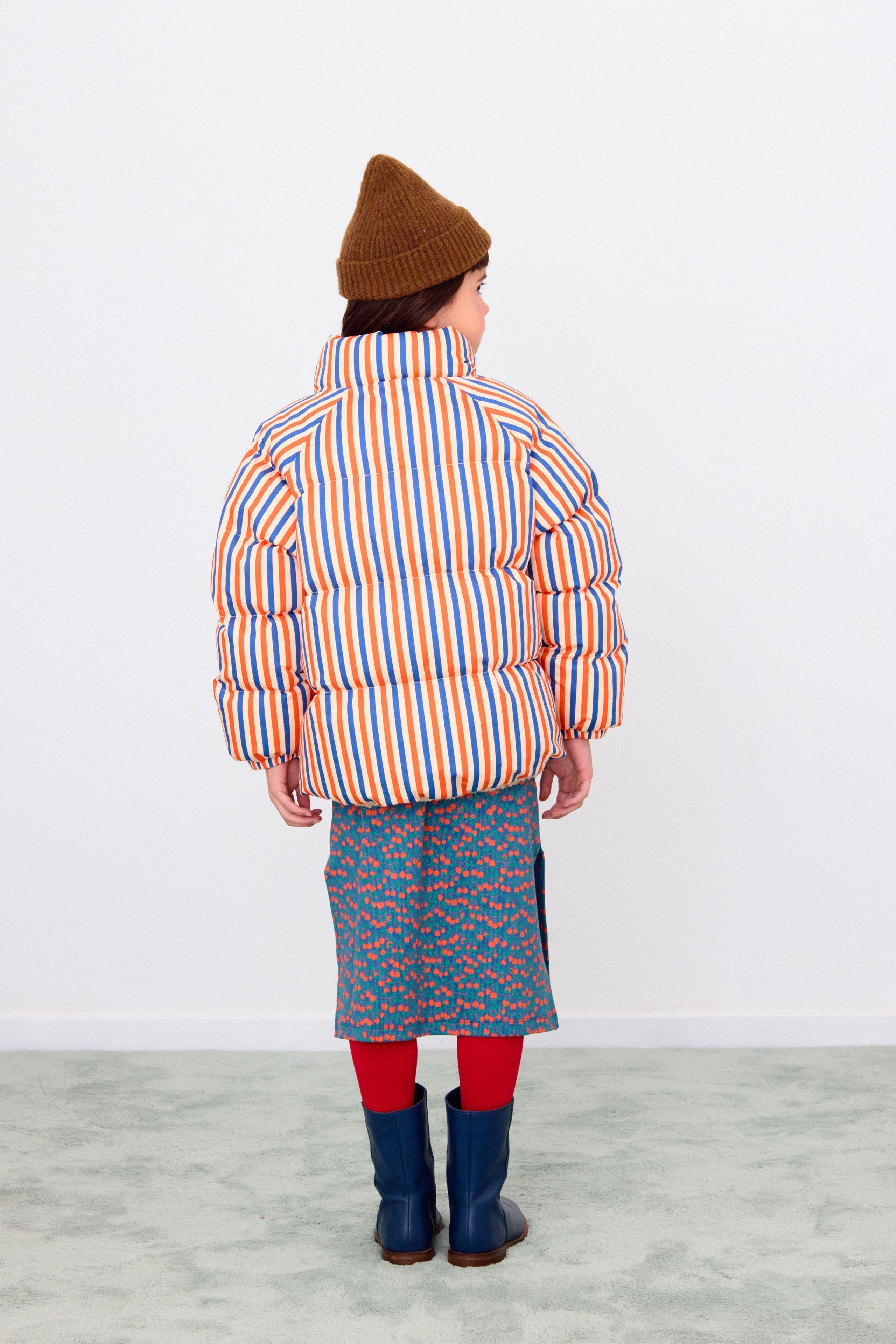 KURZE STEPPJACKE STRIPES