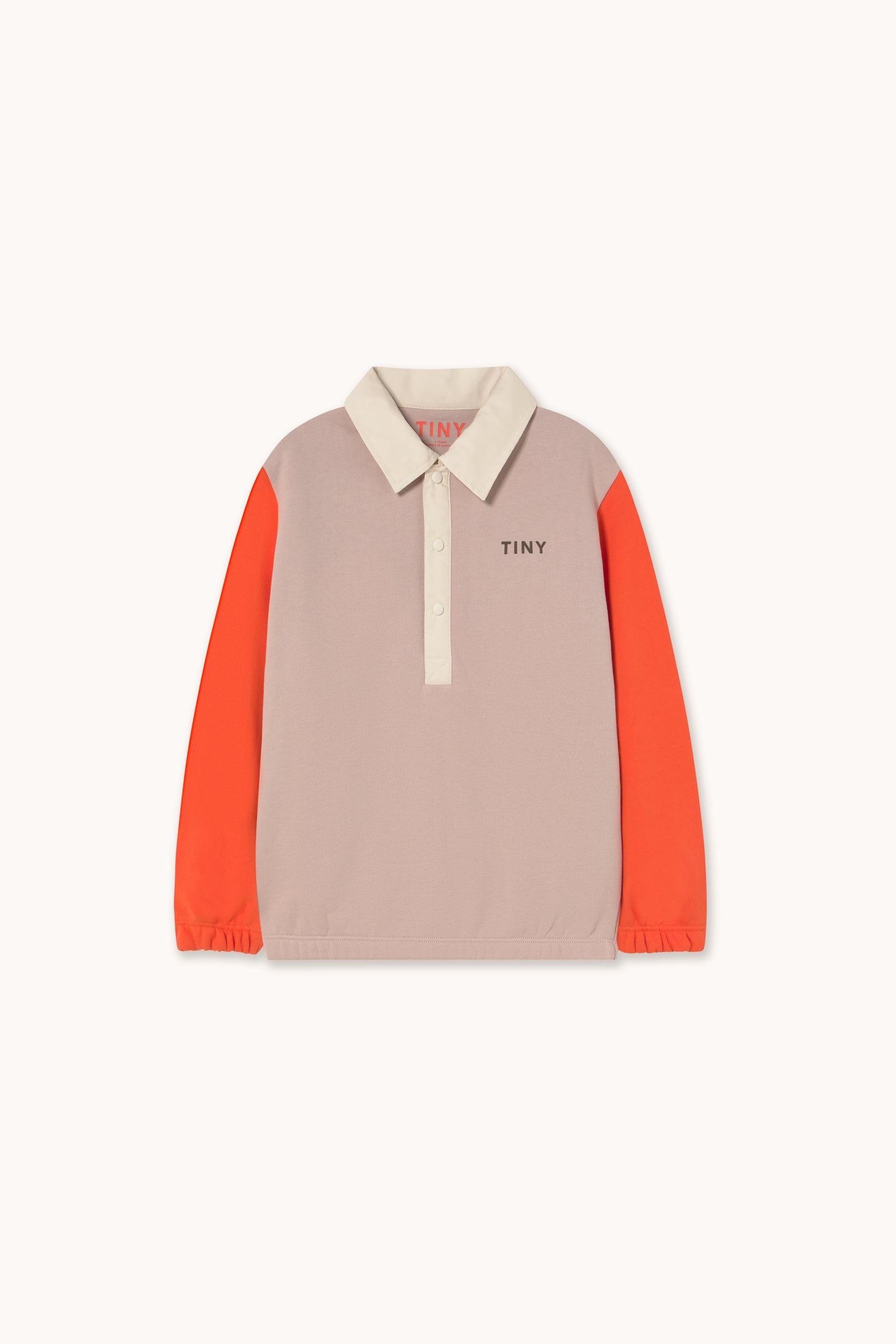 T-SHIRT MIT POLOKRAGEN COLOR BLOCK