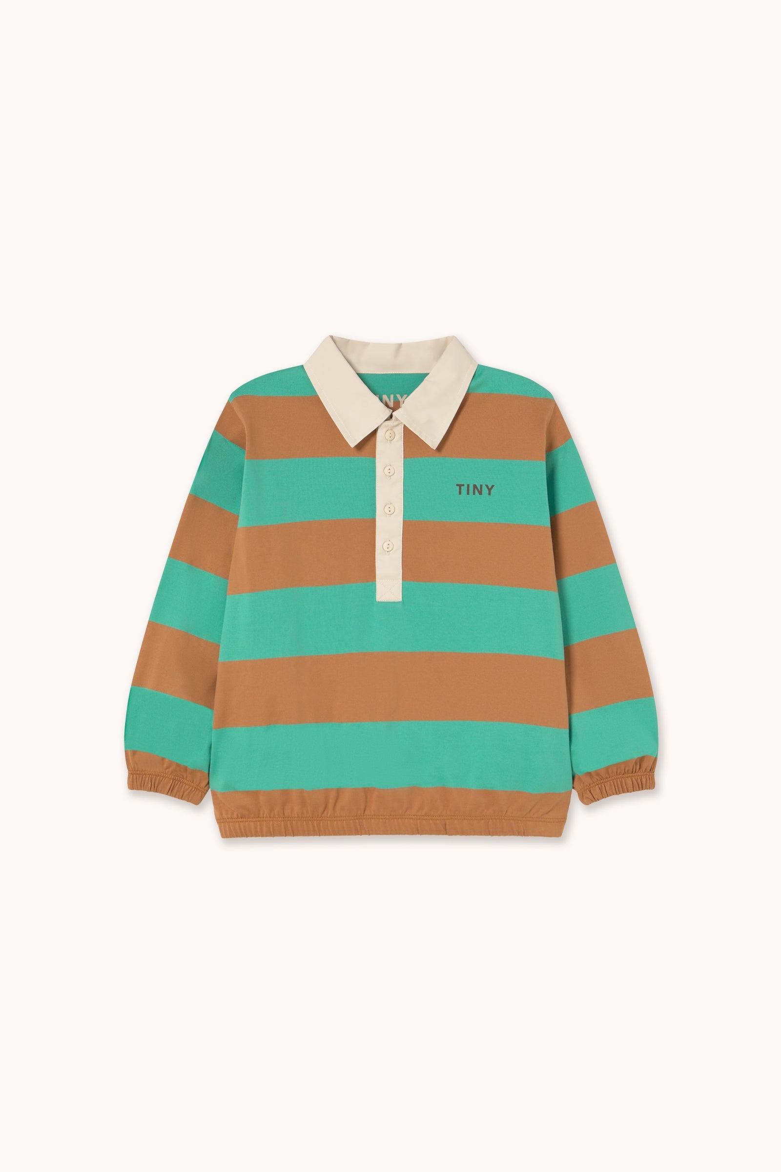 T-SHIRT MIT POLOKRAGEN STRIPES