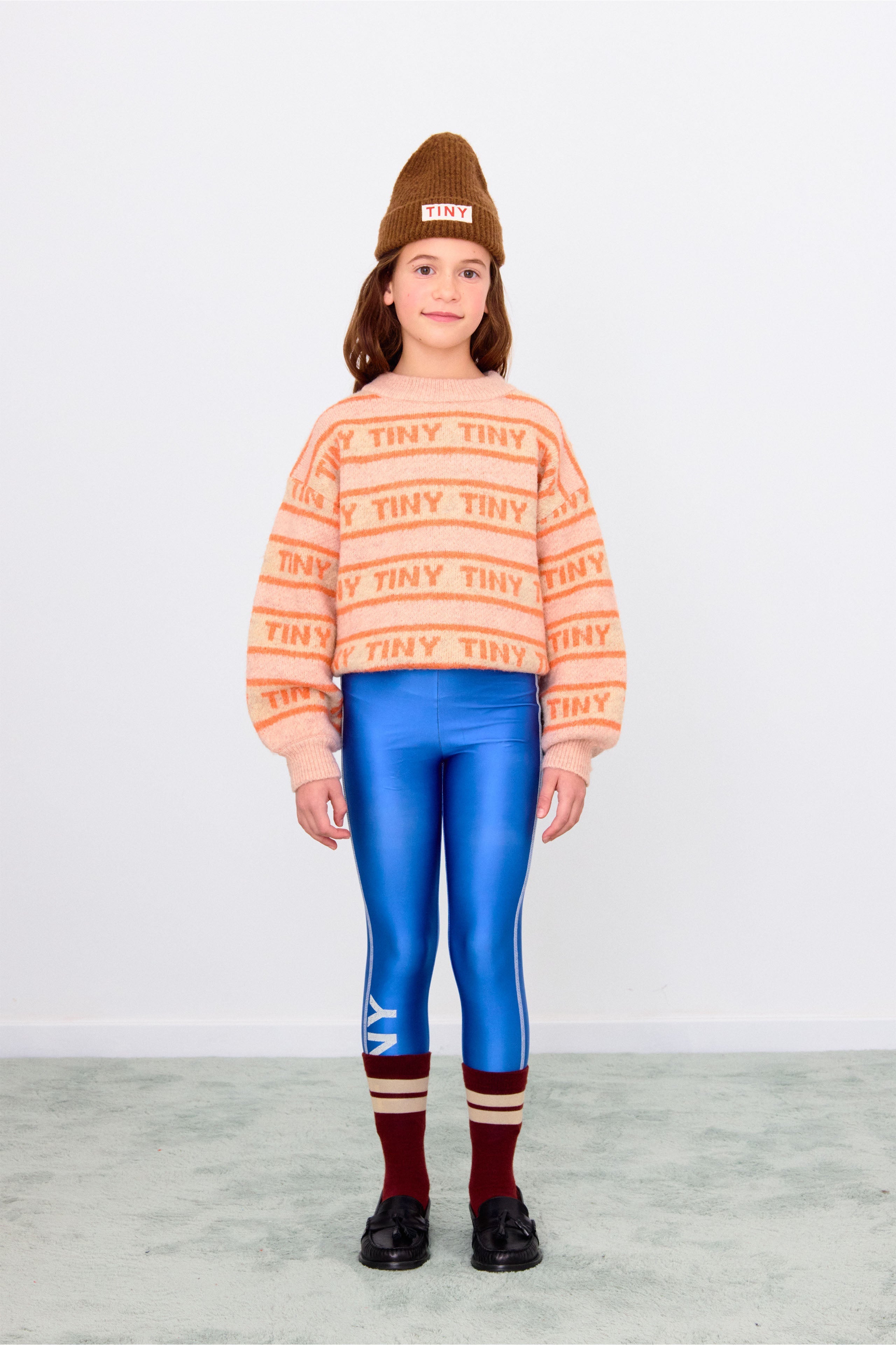 GLÄNZENDE LEGGINGS KONTRAST