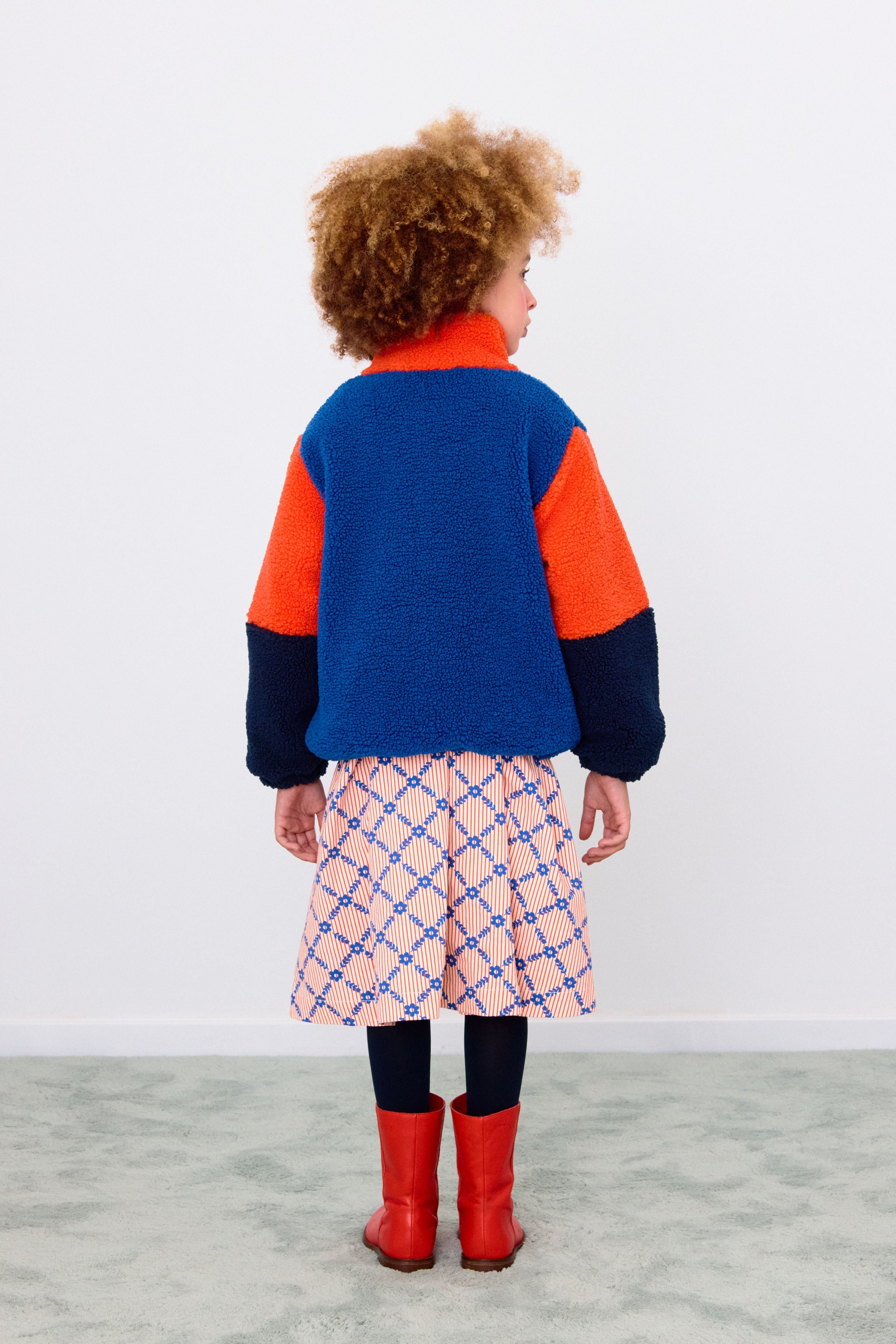 SHERPA-JACKE POLAR COLOR BLOCK