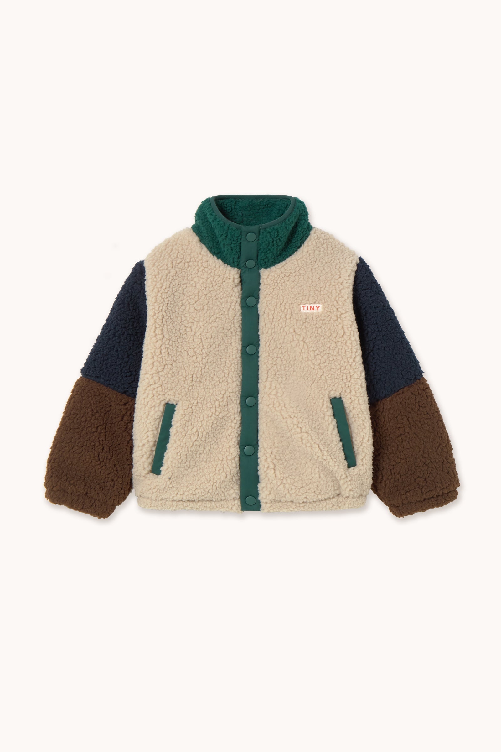 SHERPA-JACKE POLAR COLOR BLOCK