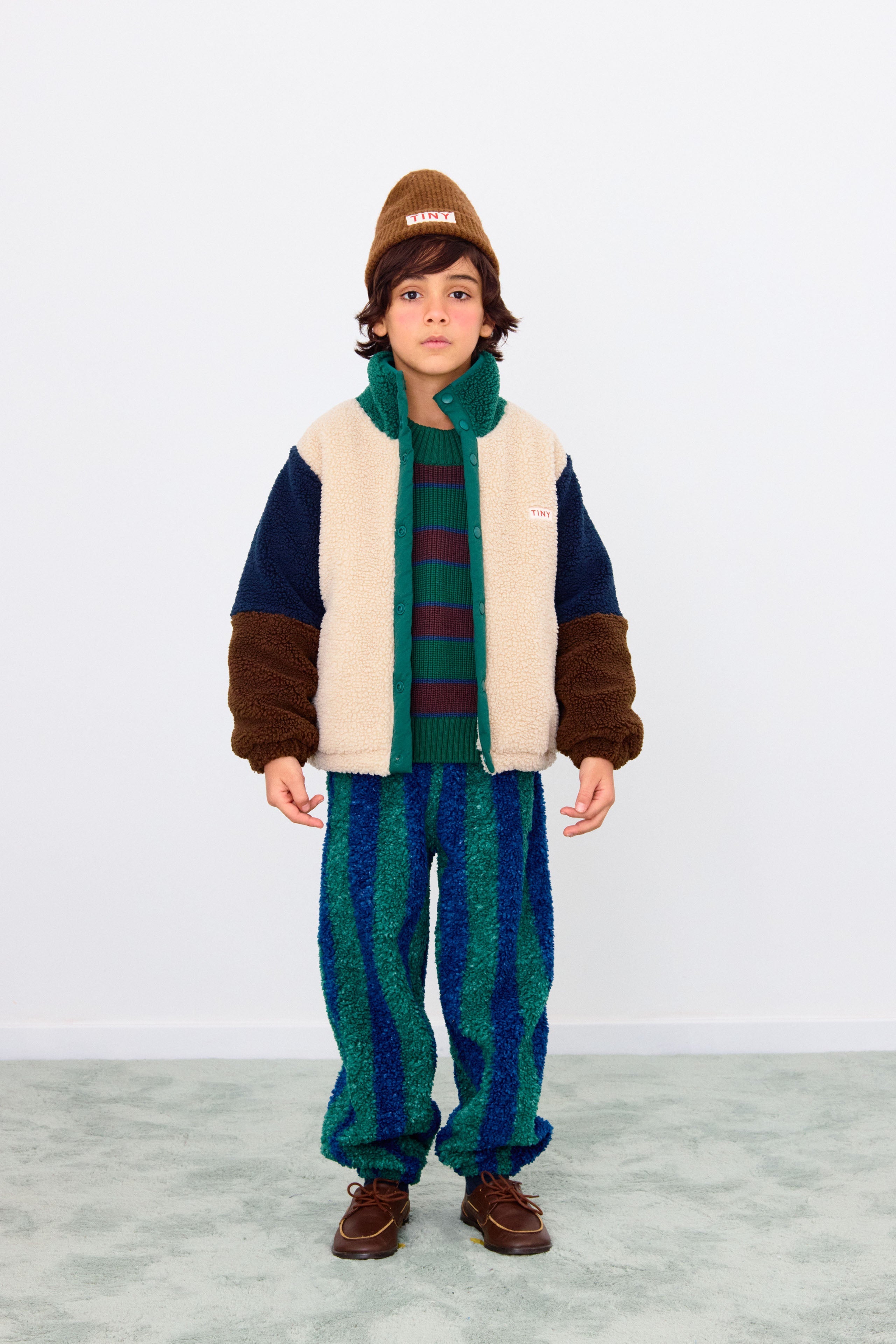 SHERPA-JACKE POLAR COLOR BLOCK