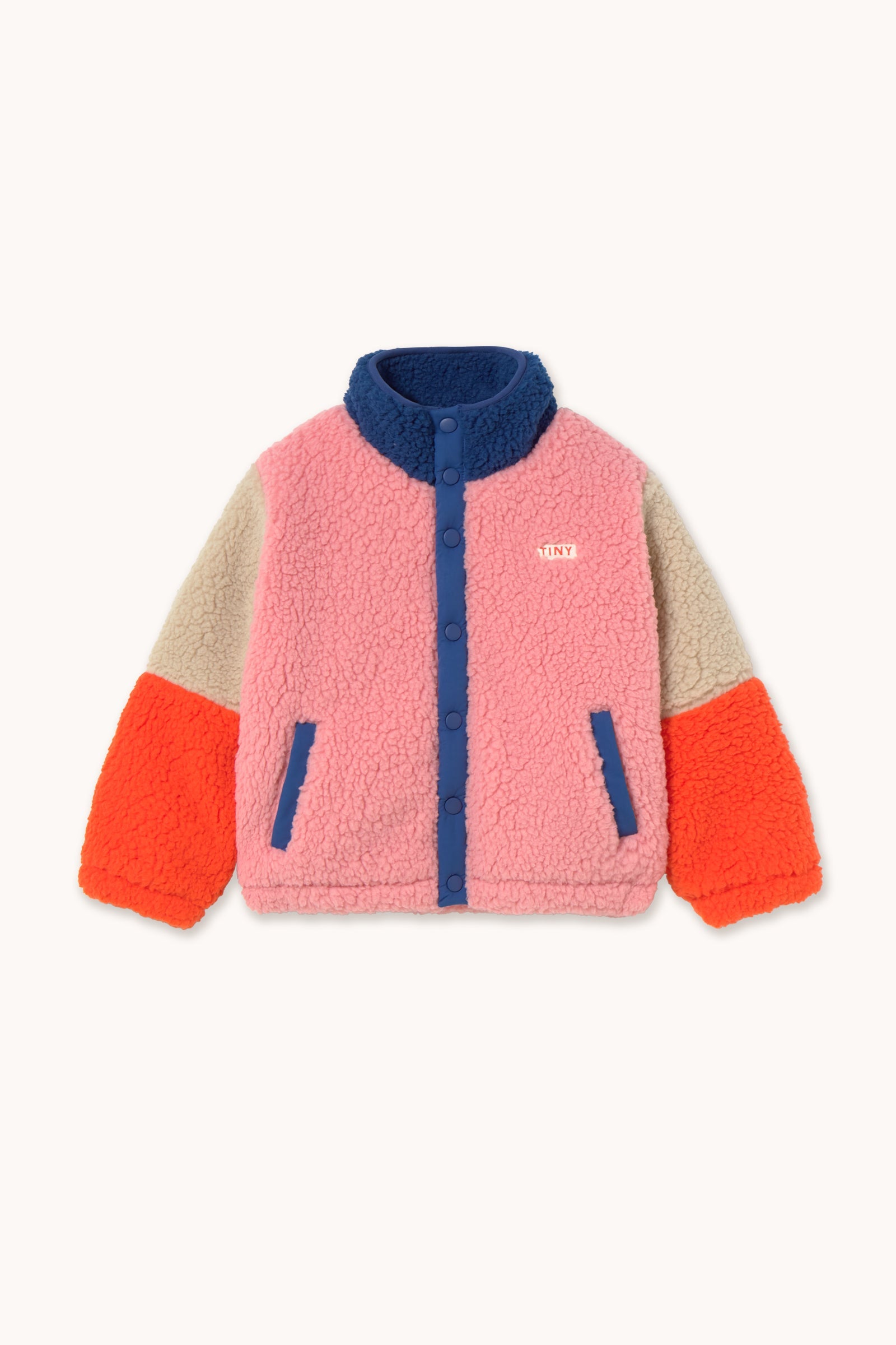 SHERPA-JACKE POLAR COLOR BLOCK