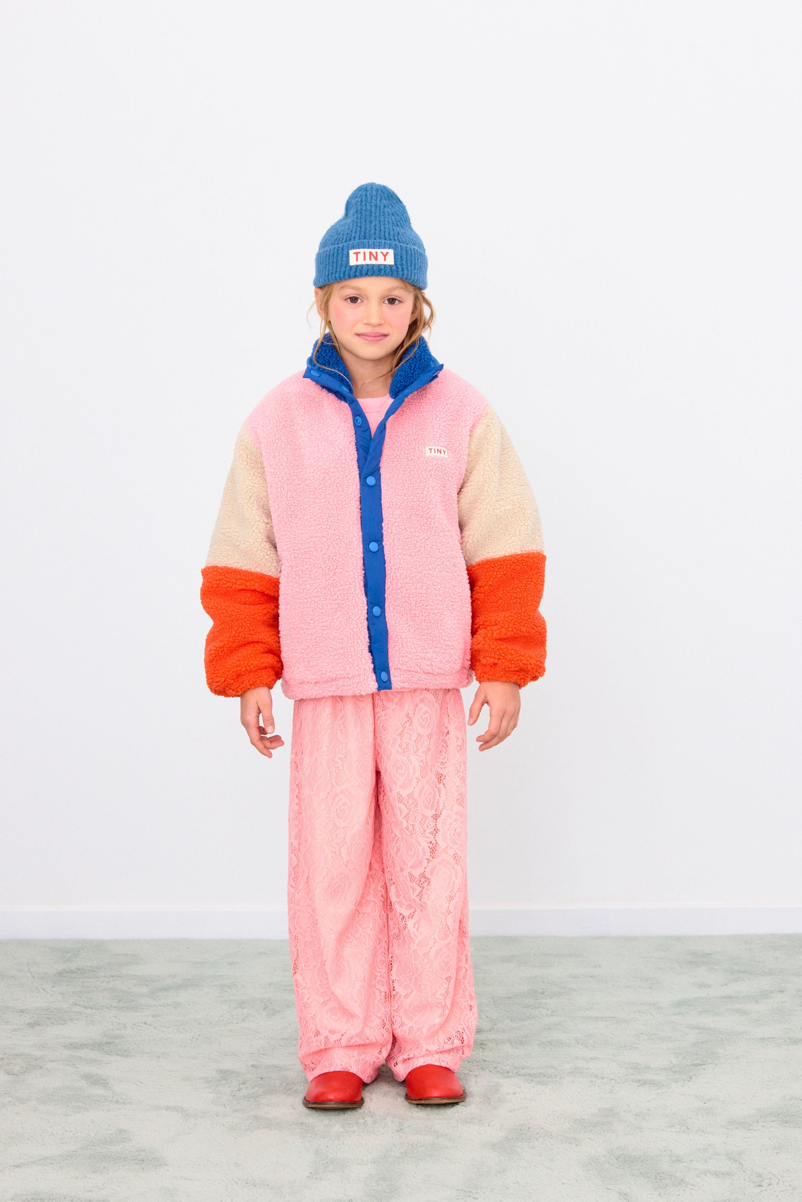 SHERPA-JACKE POLAR COLOR BLOCK