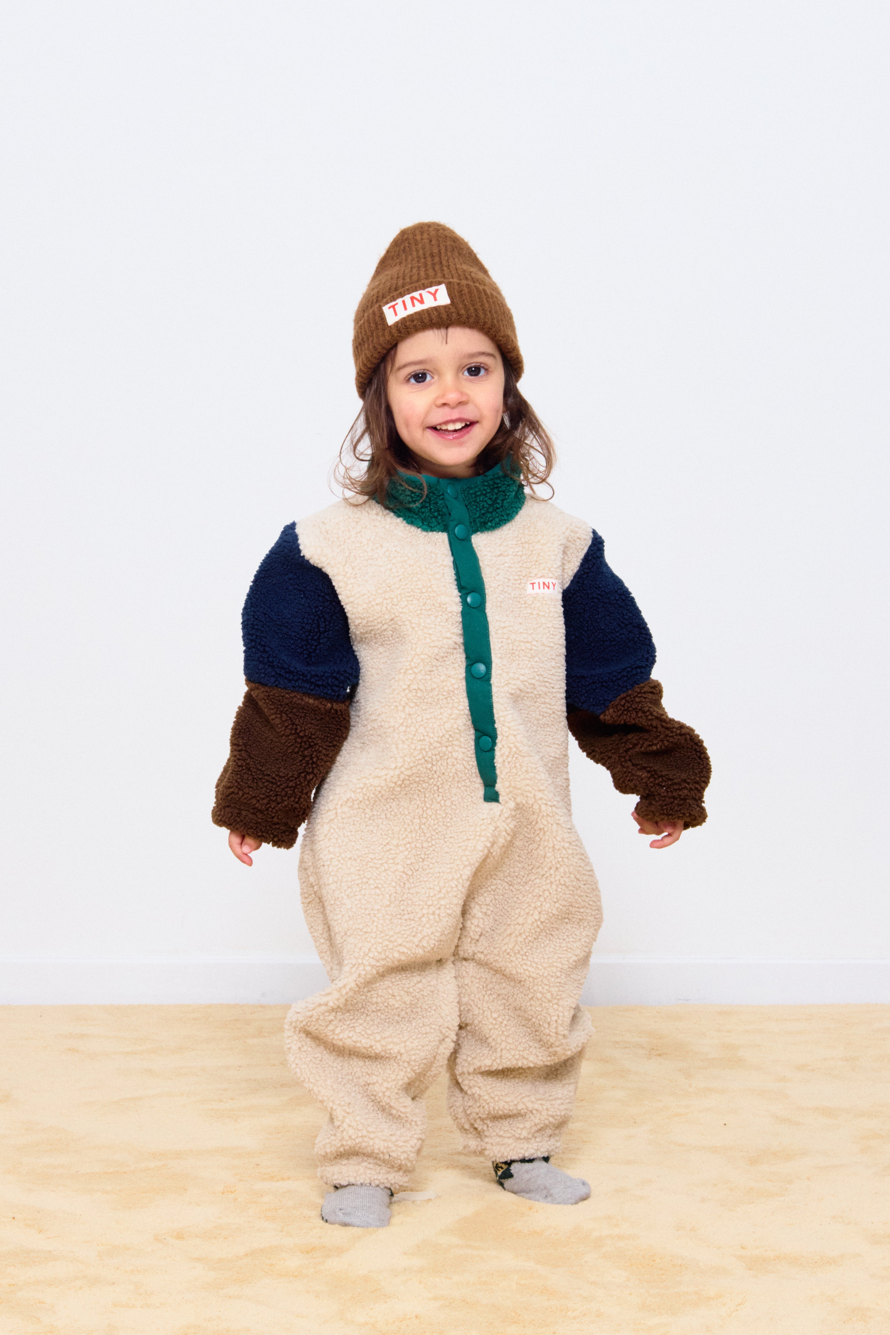 OVERALL POLAR SHERPA COLOR BLOCK