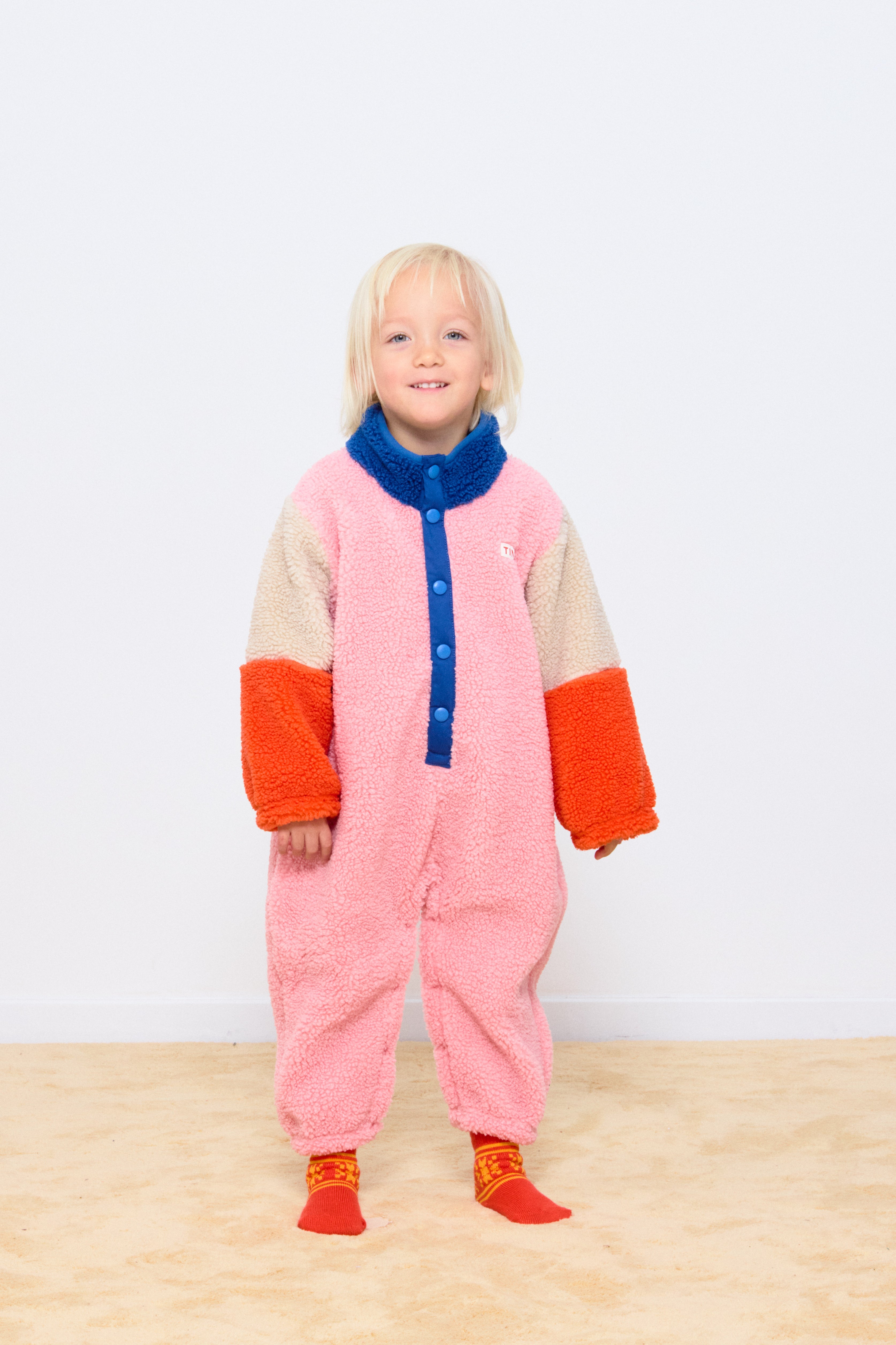OVERALL POLAR SHERPA COLOR BLOCK