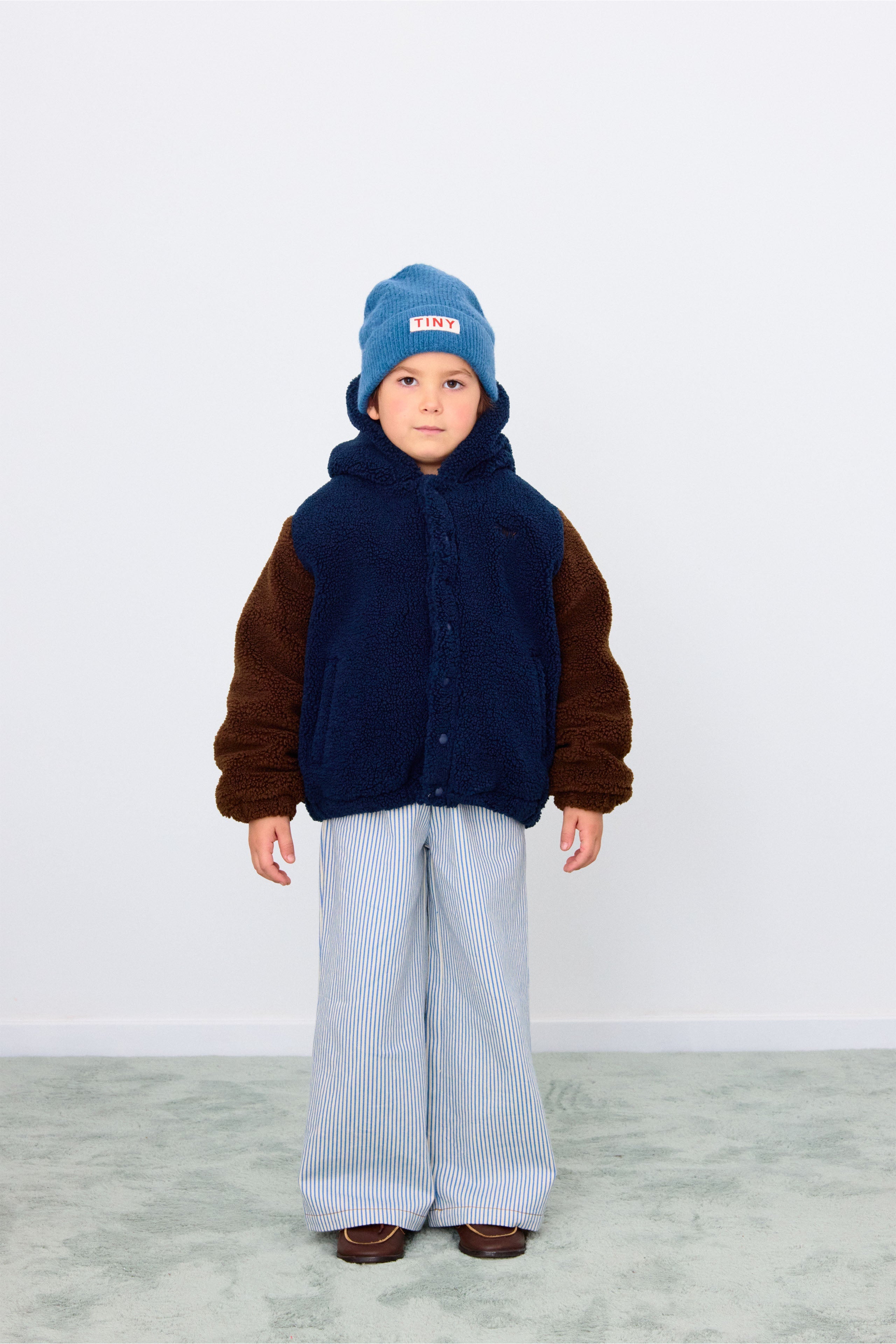 HOODIE POLAR SHERPA COLOR BLOCK