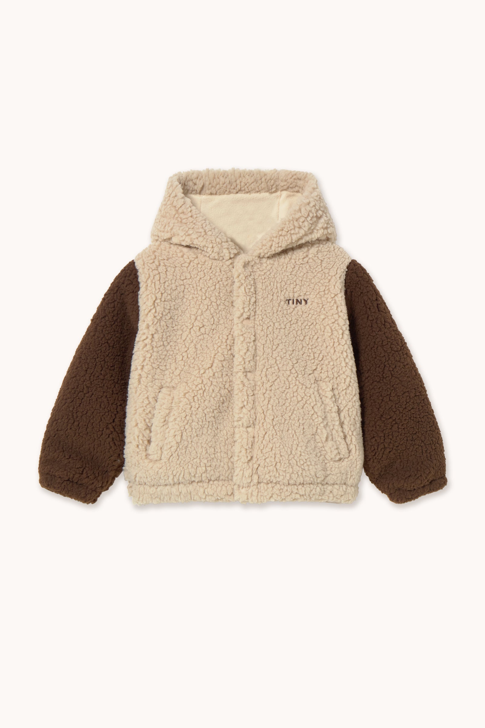 HOODIE POLAR SHERPA COLOR BLOCK