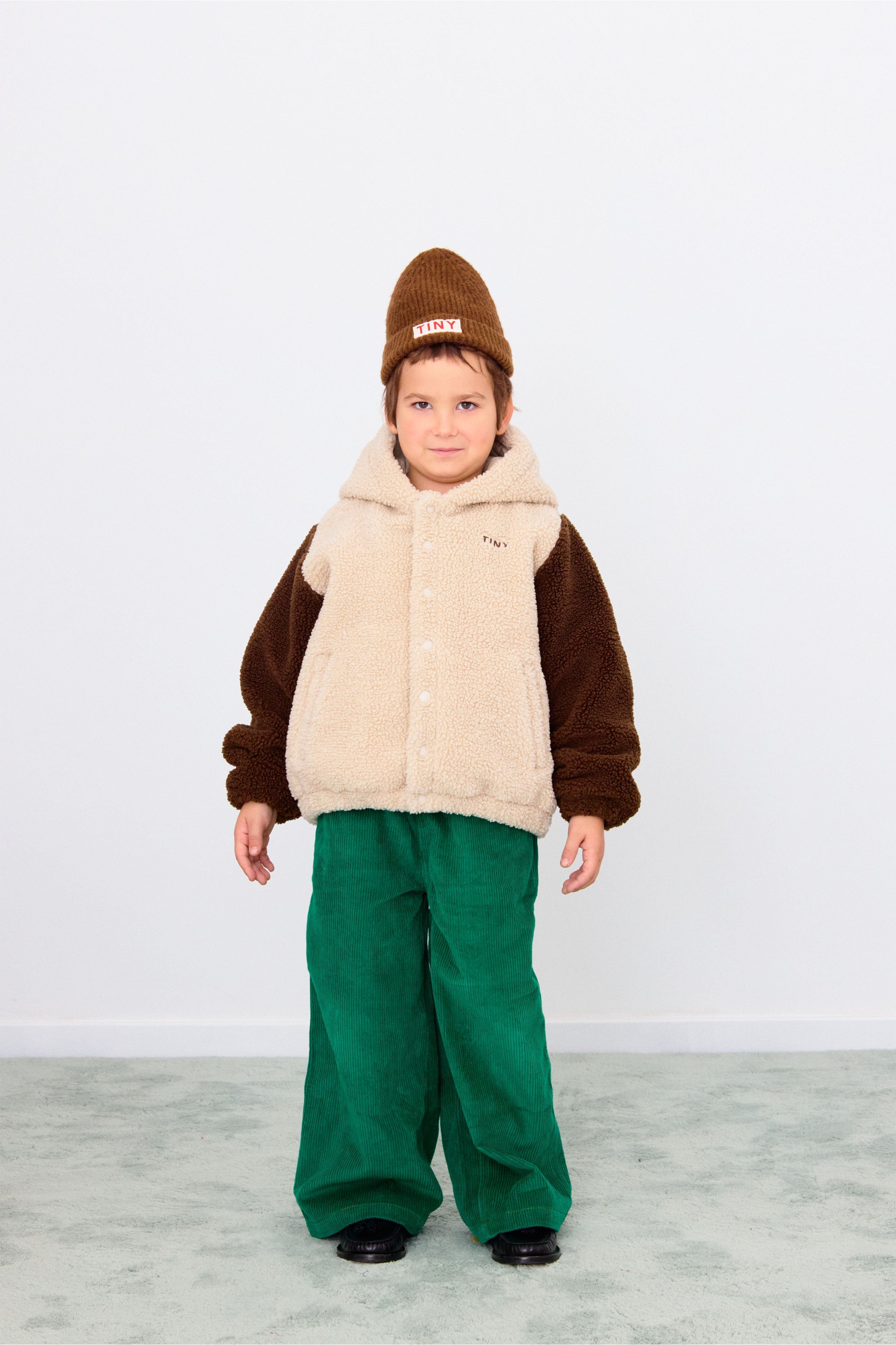 HOODIE POLAR SHERPA COLOR BLOCK