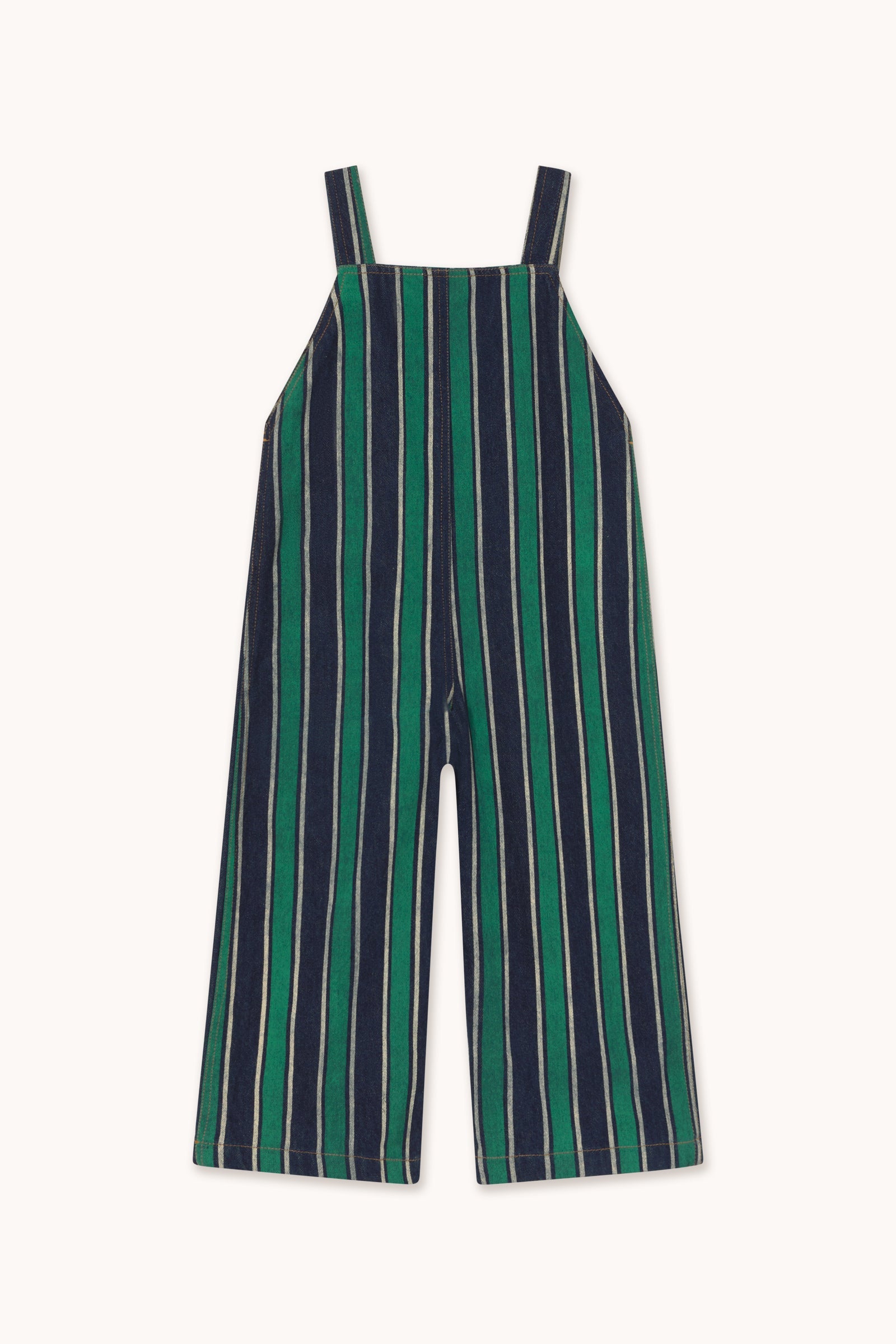 DENIM-LATZHOSE RETRO STRIPES