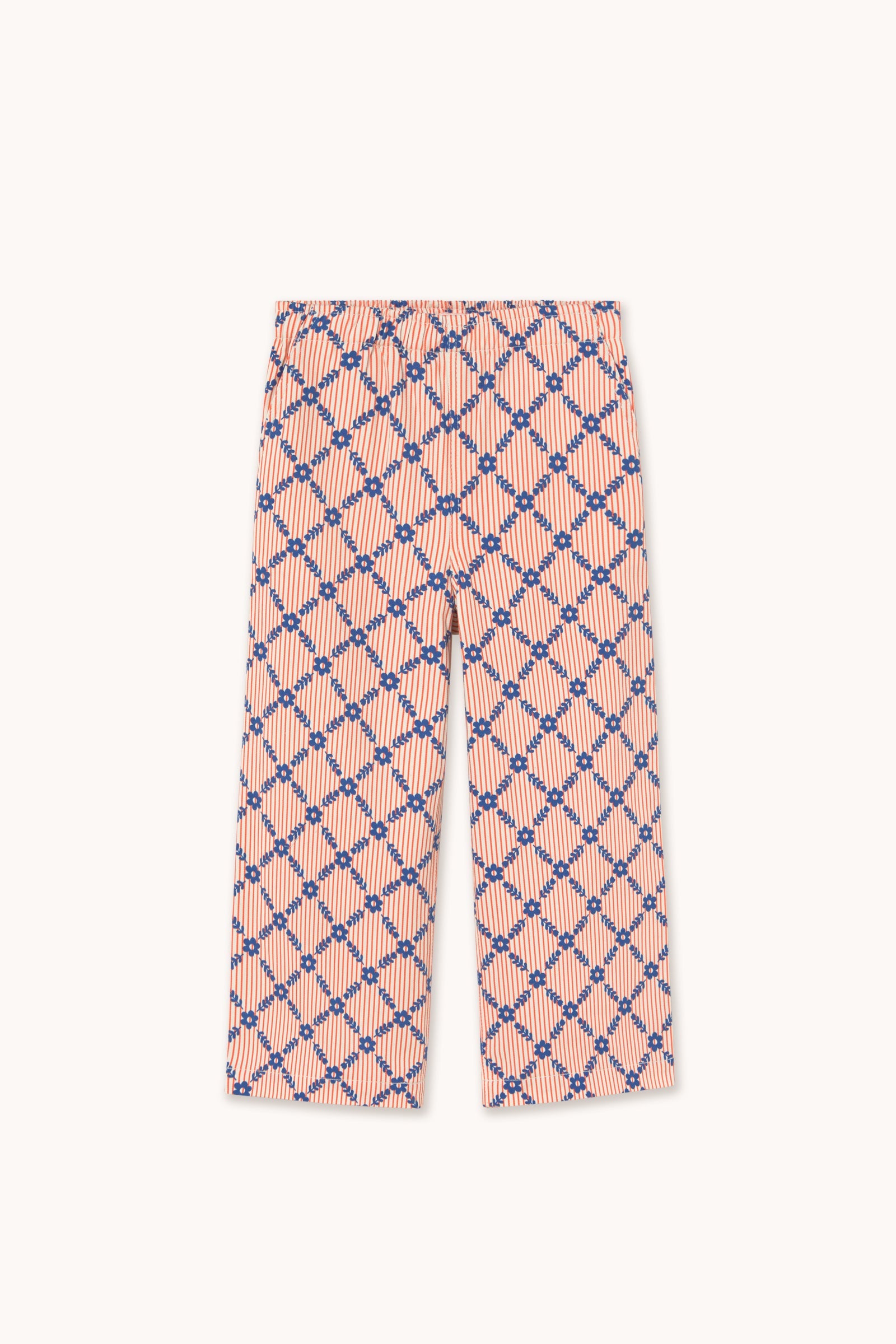 HOSE GRID WOVEN FLOWER