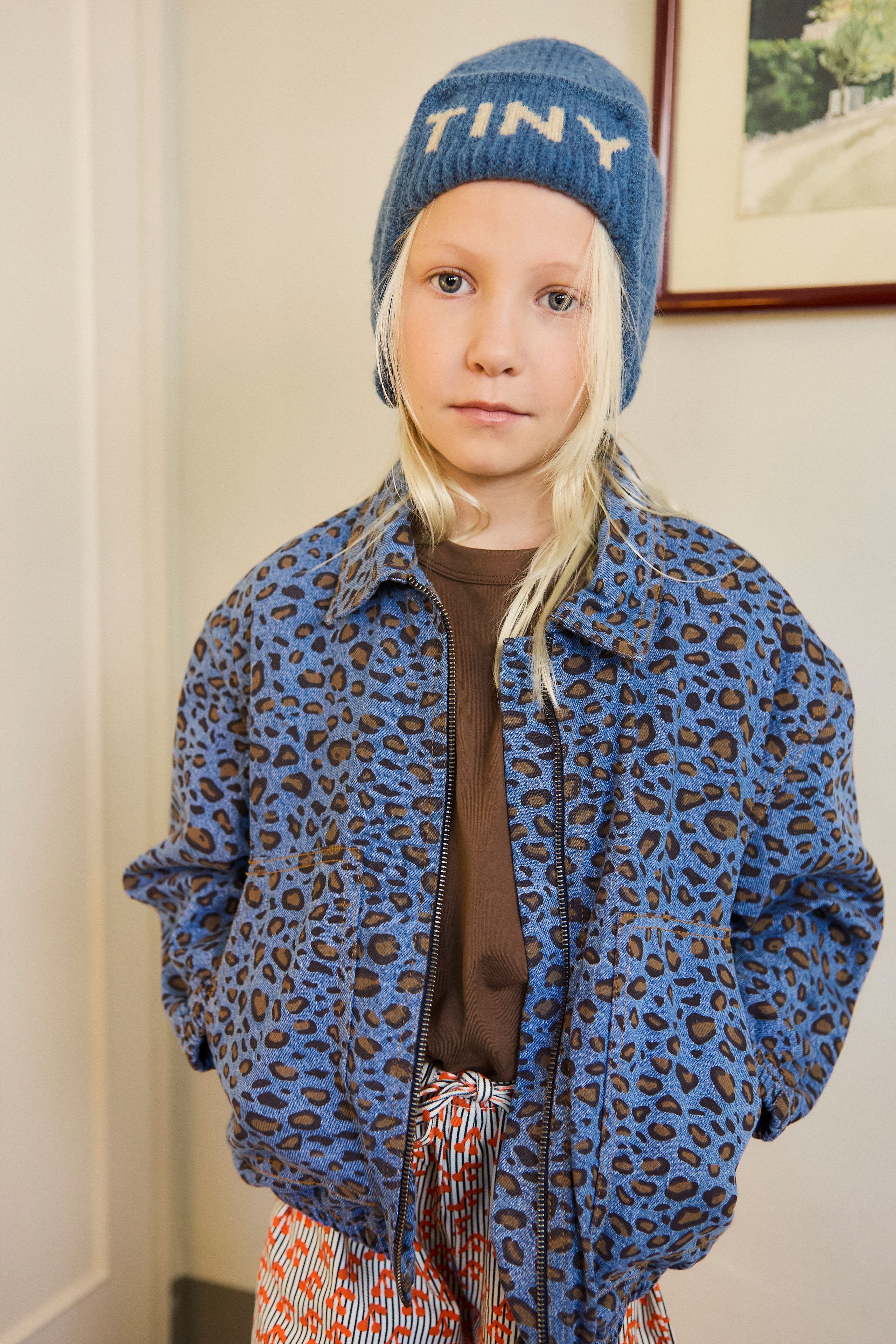 JEANSJACKE ANIMAL PRINT