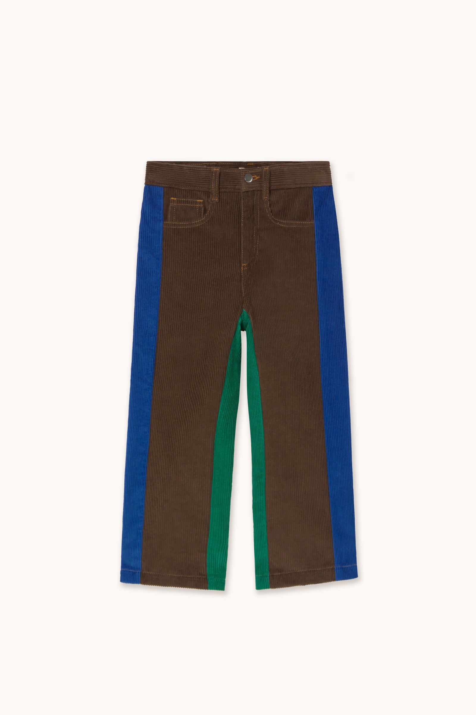 COLOR BLOCK CORDUROY JEANS