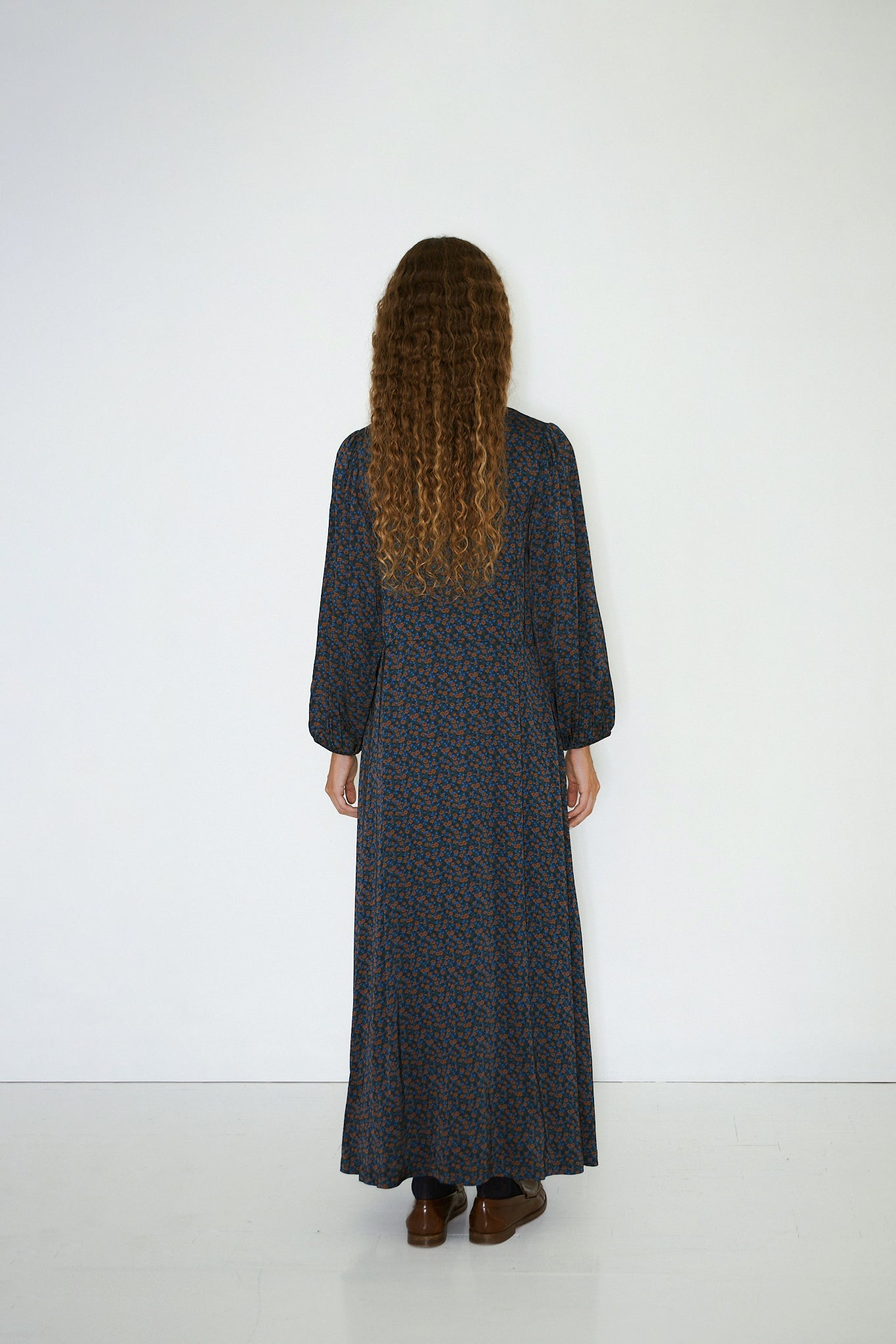 MIDI-KLEID SMALL FLOWERS