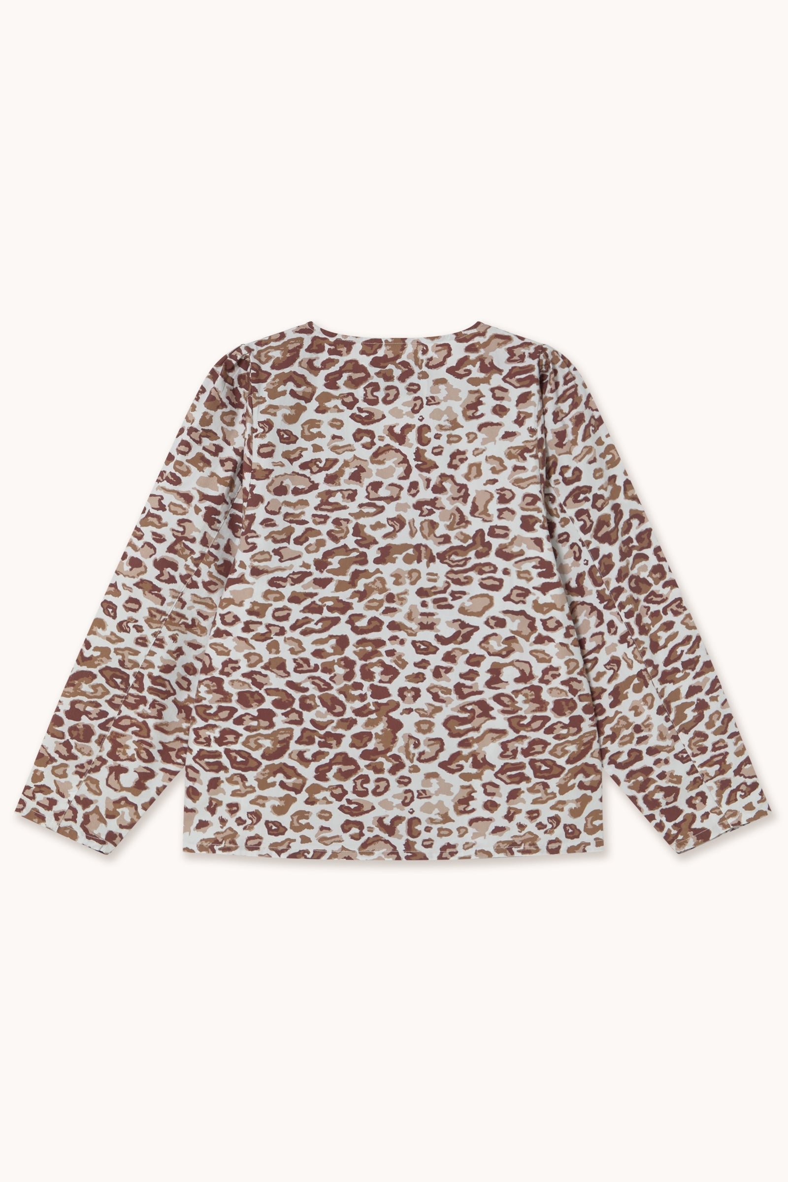 BLUSE V-AUSSCHNITT ANIMAL PRINT