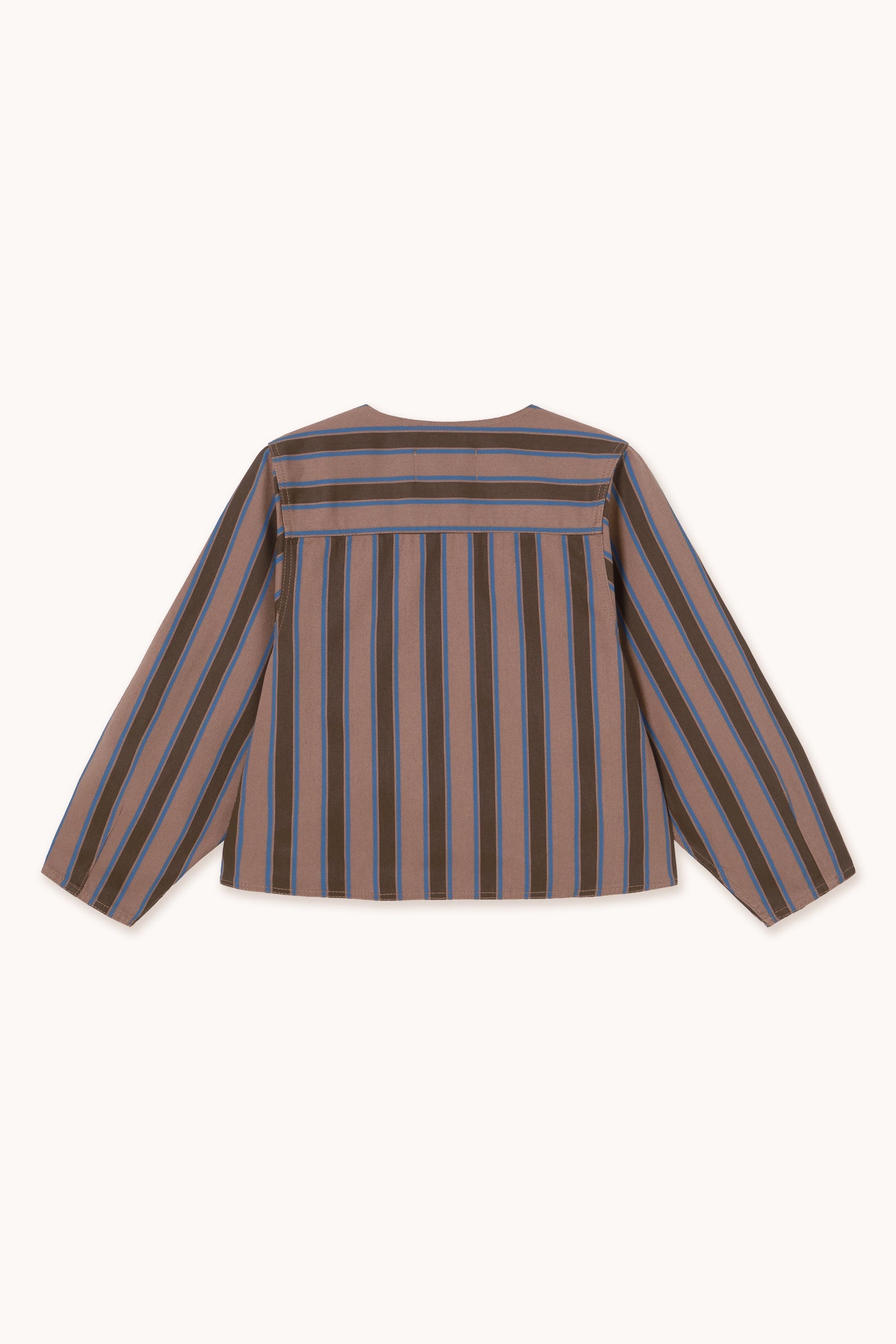 JACKE GESTREIFT TWILL