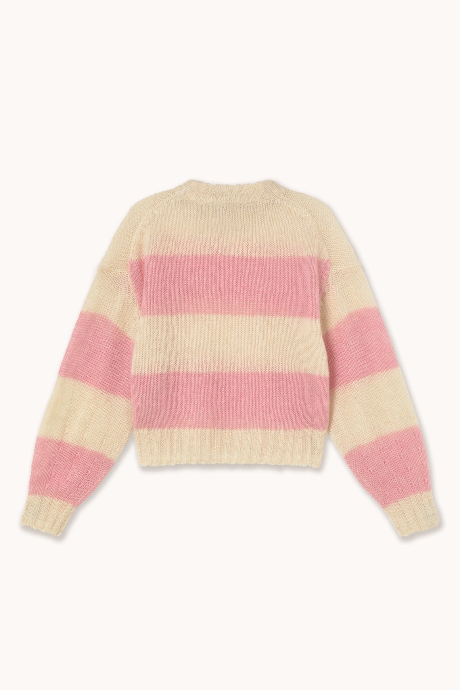 OVERSIZE-PULLOVER GESTREIFT
