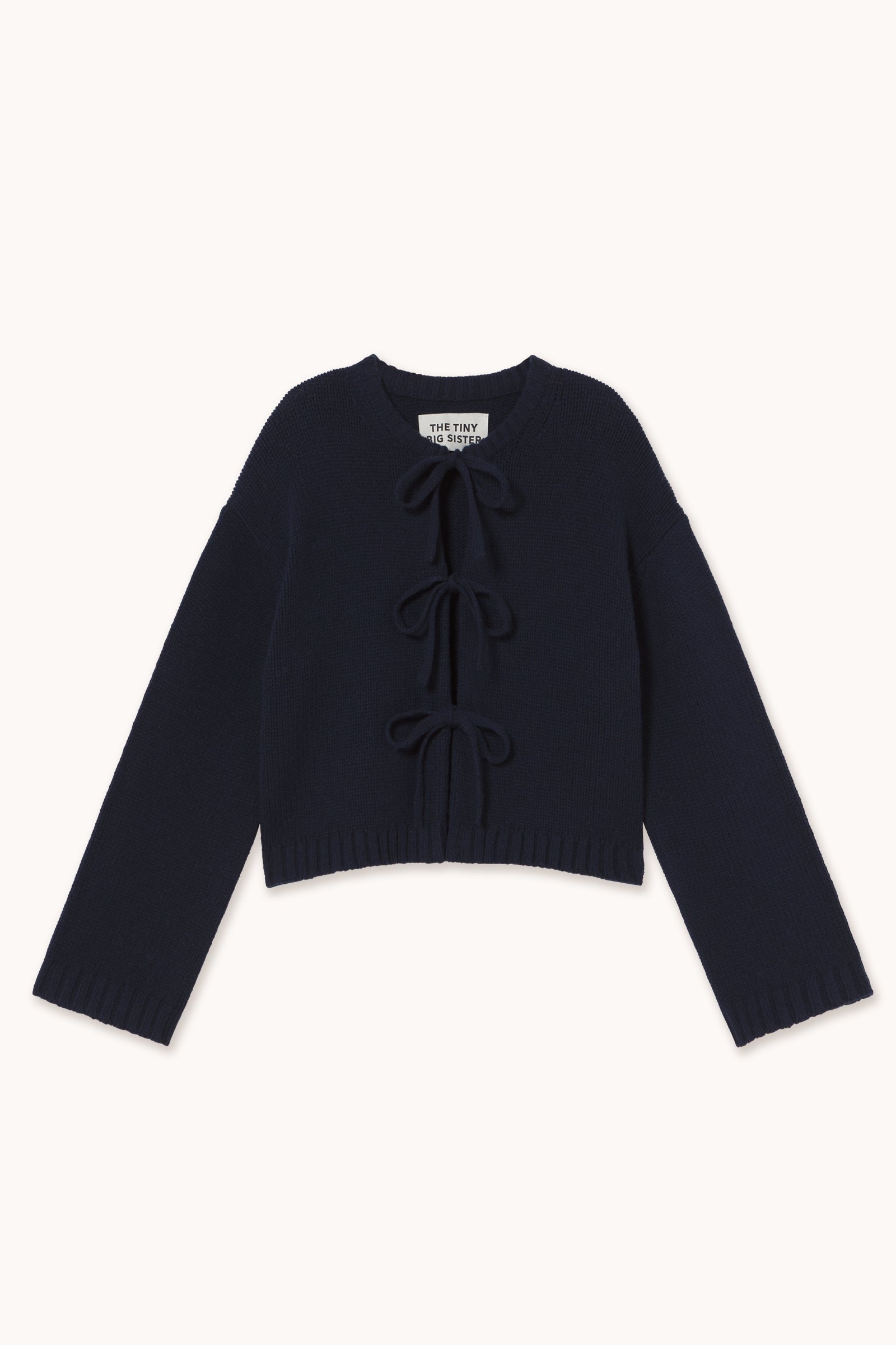 STRICKJACKE MIT BINDEDETAIL