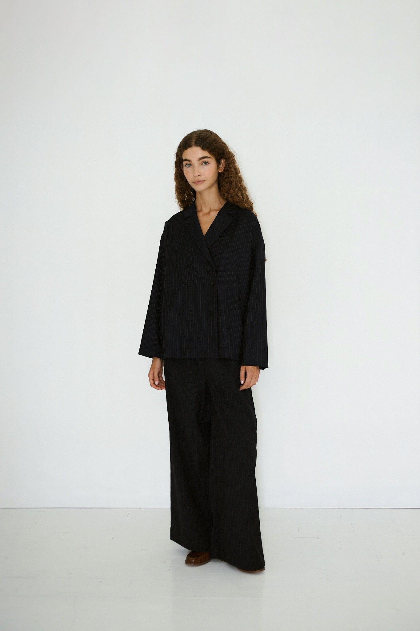 BLUSE GESTREIFT WOOL