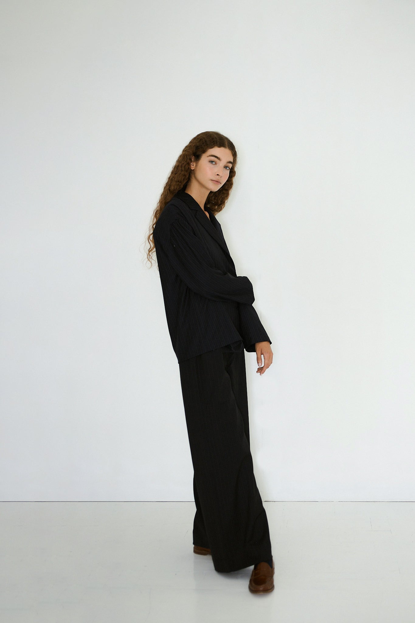 WOLLHOSE GESTREIFT