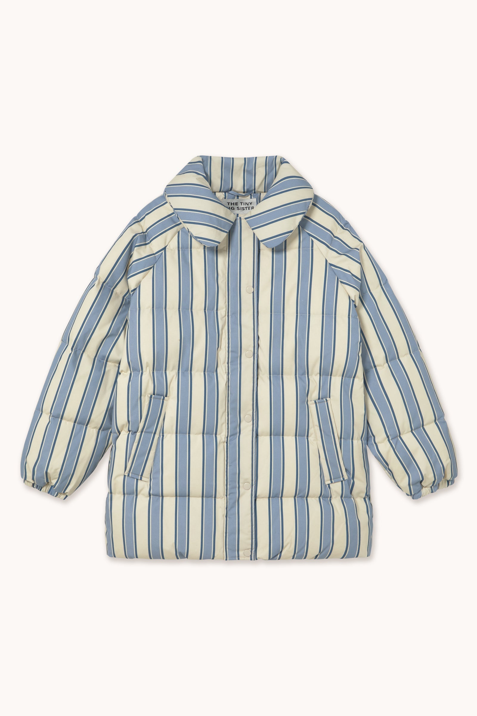 GESTREIFTE MIDI-JACKE