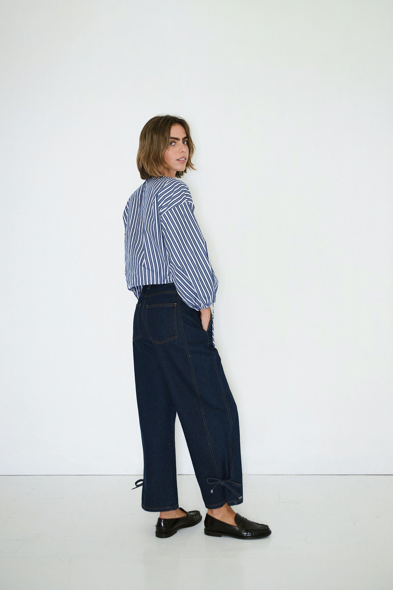 DENIM CUTLINES LACE