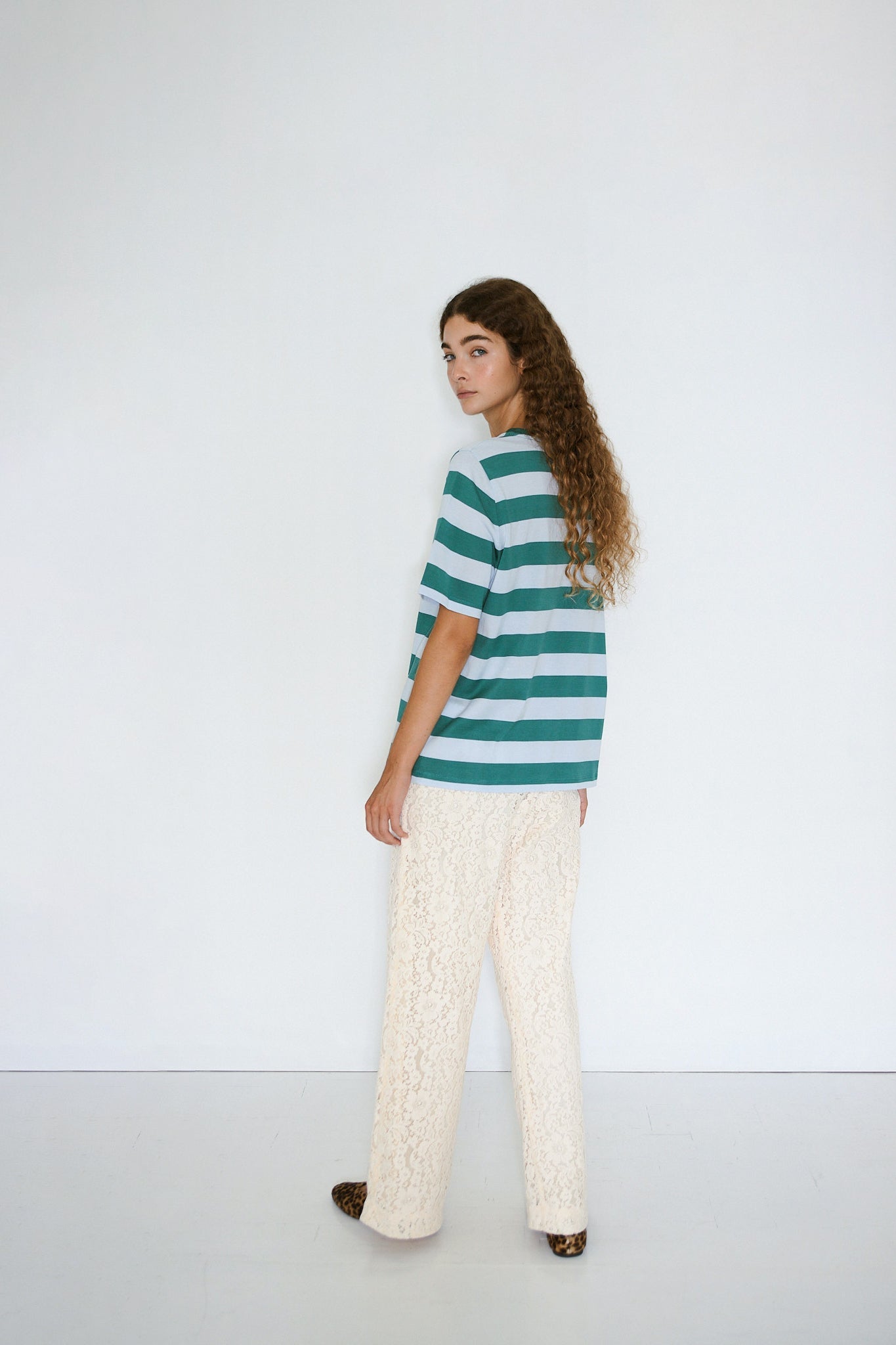 GESTREIFTES BASIC-T-SHIRT