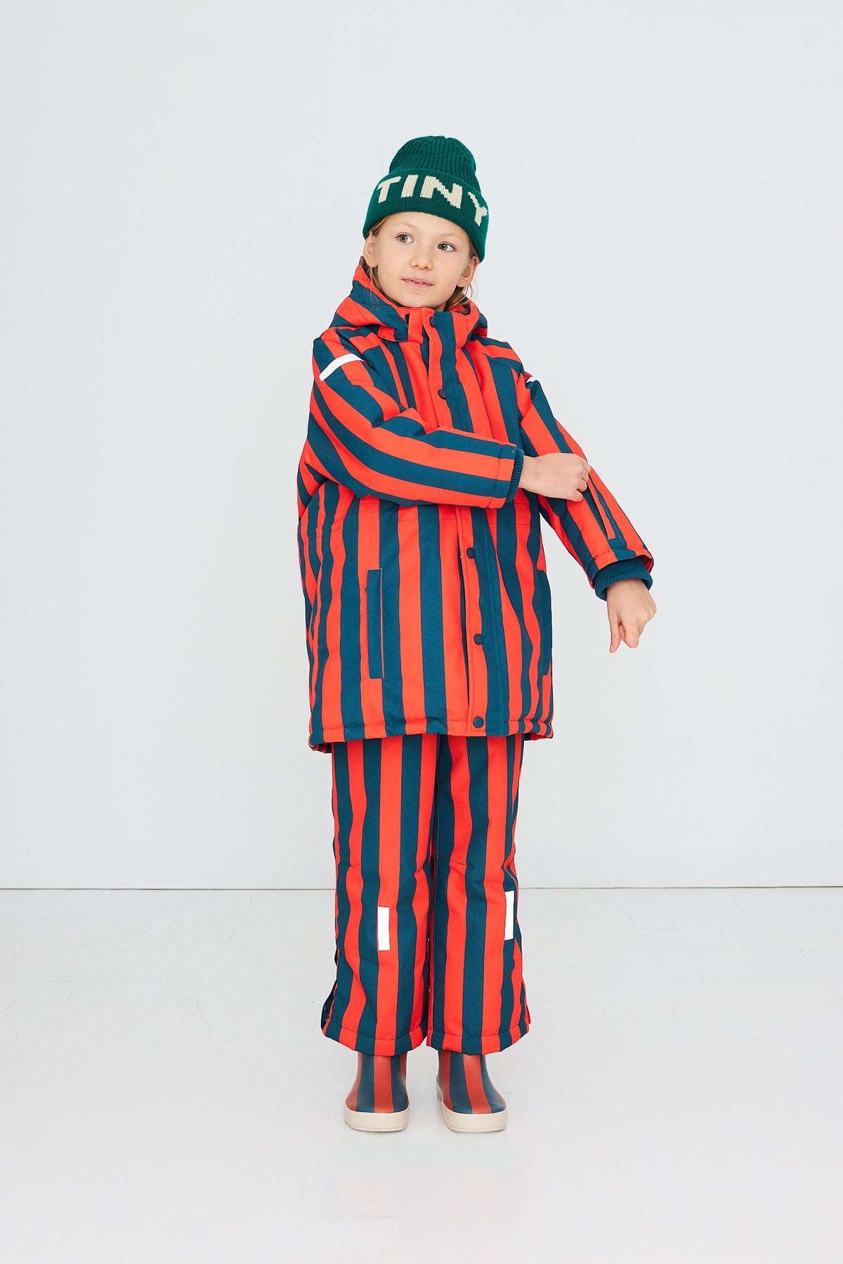 RED STRIPES SNOW JACKET