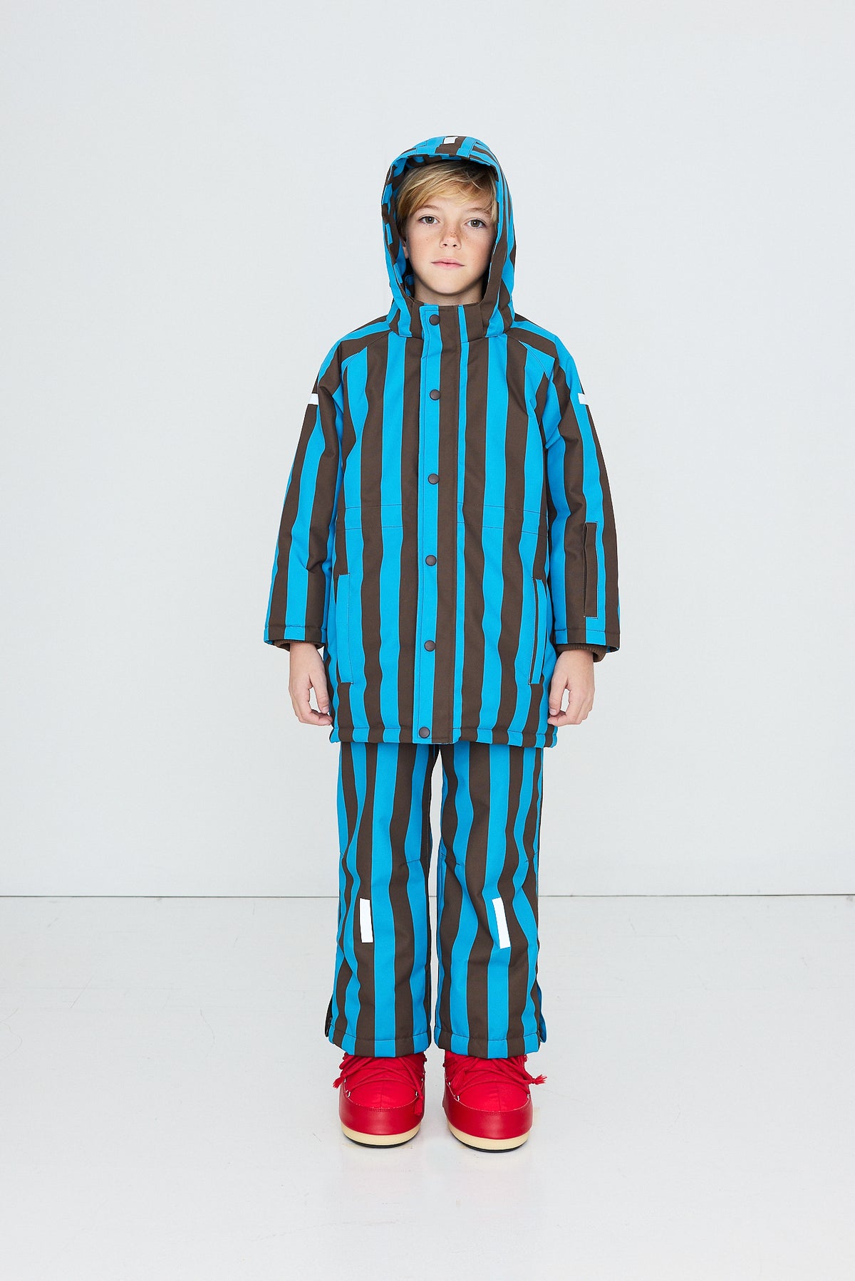 BLUE STRIPES SNOW JACKET